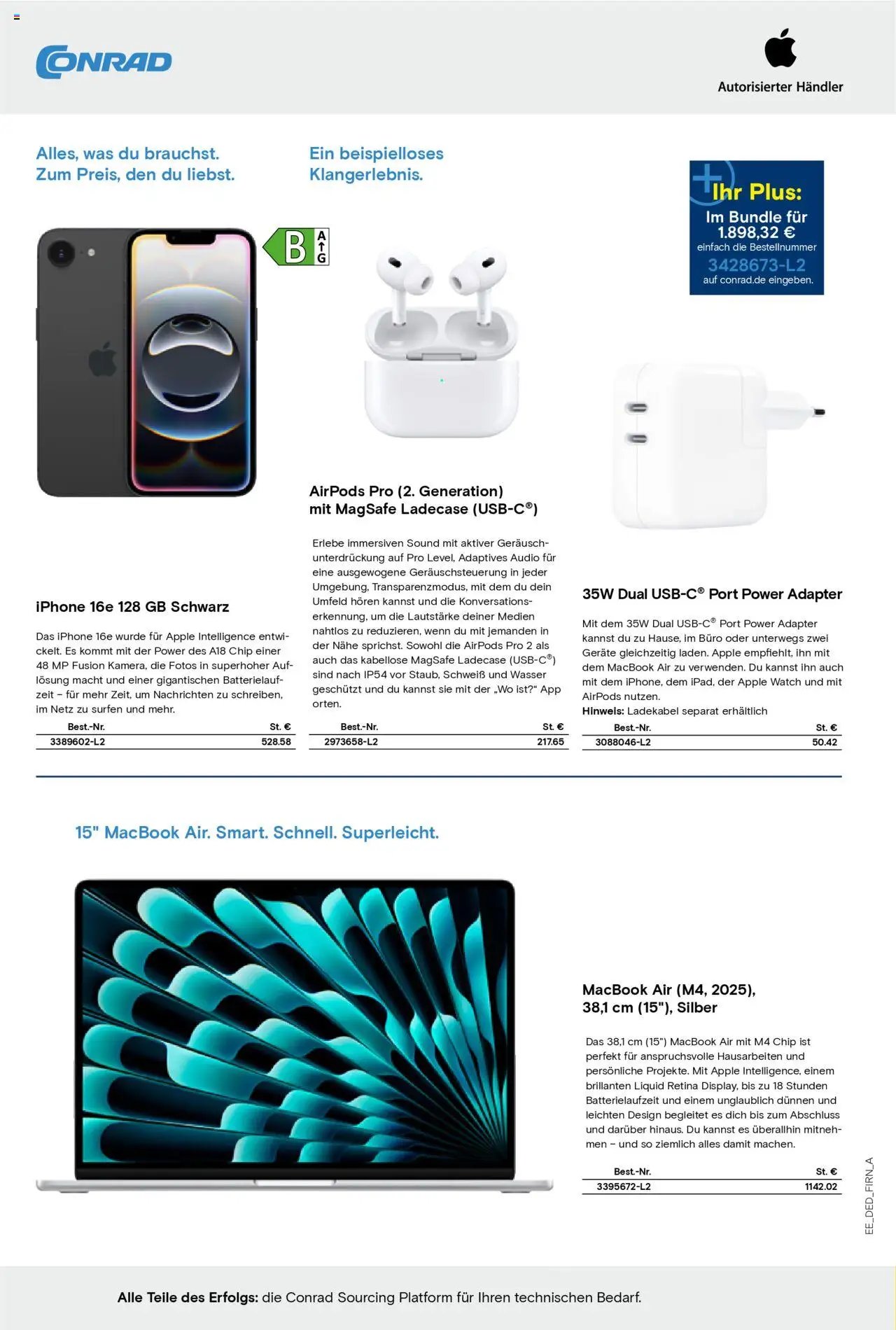 Conrad prospekt seit 01.01.2025 Education Katalog