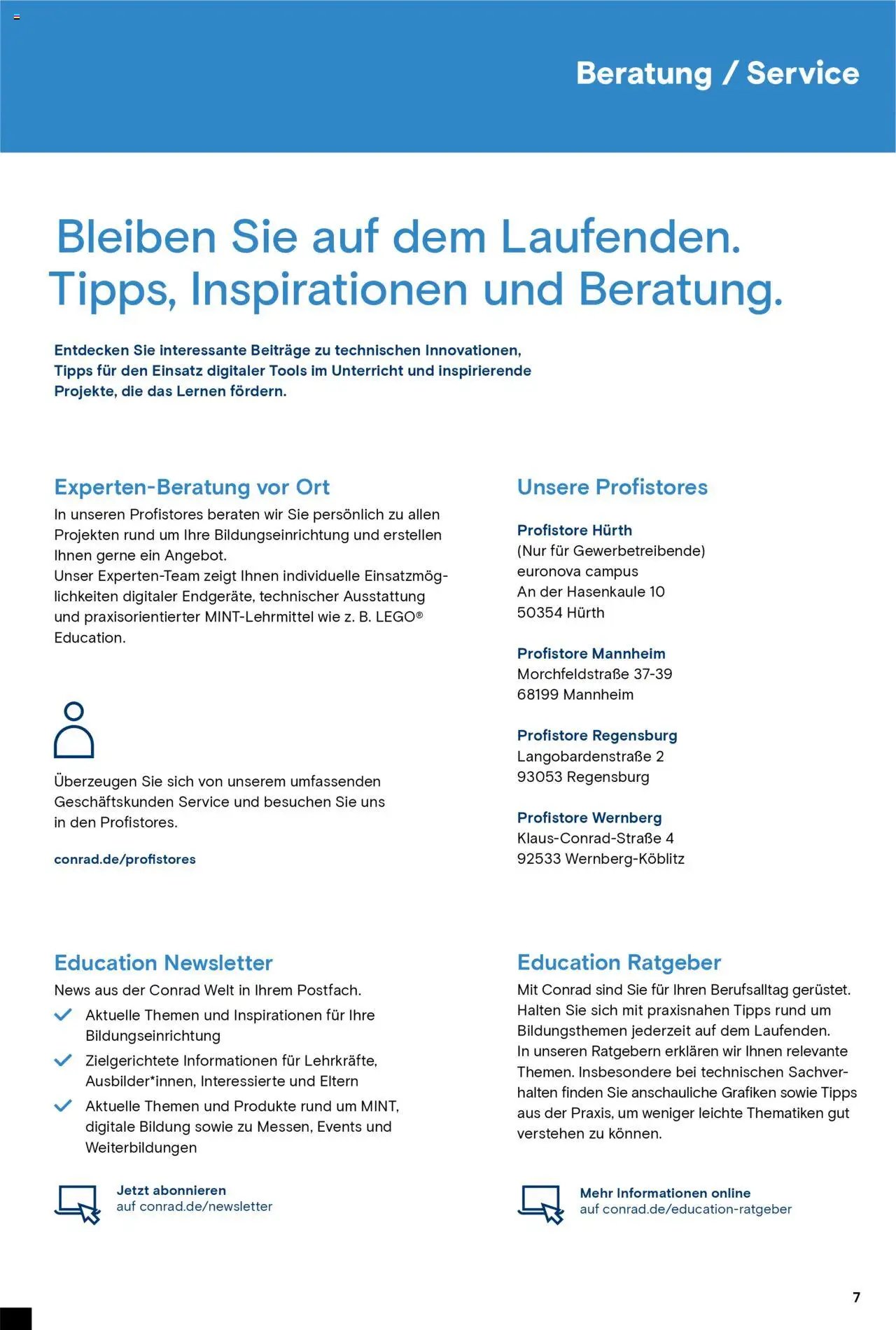 Conrad prospekt seit 01.01.2025 Education Katalog (2025-01-01)