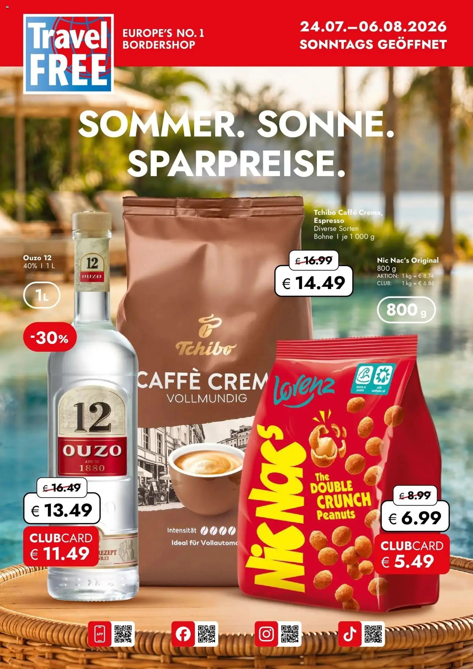 Travel Free prospekt seit 24.07.2026 Travel Free Aktionsangebote