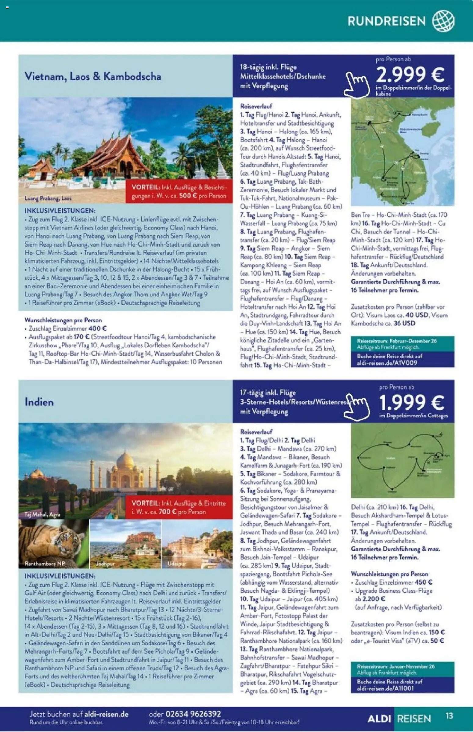 Aldi Reisen prospekt seit 01.11.2025 Prospekt (2025-11-01 - 2025-11-30)