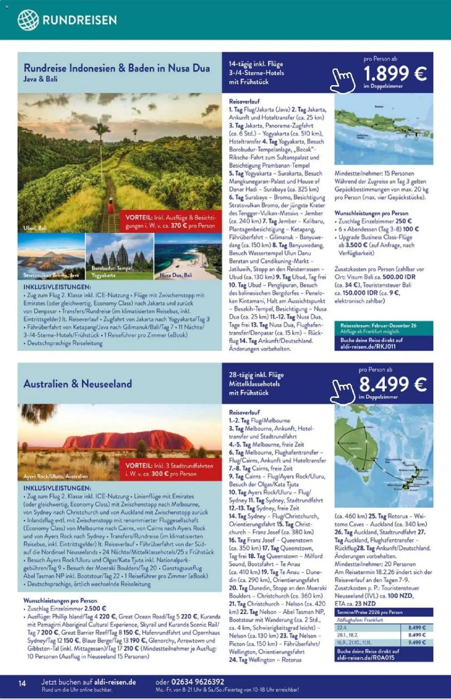 Aldi Reisen prospekt seit 01.11.2025 Prospekt (2025-11-01 - 2025-11-30)