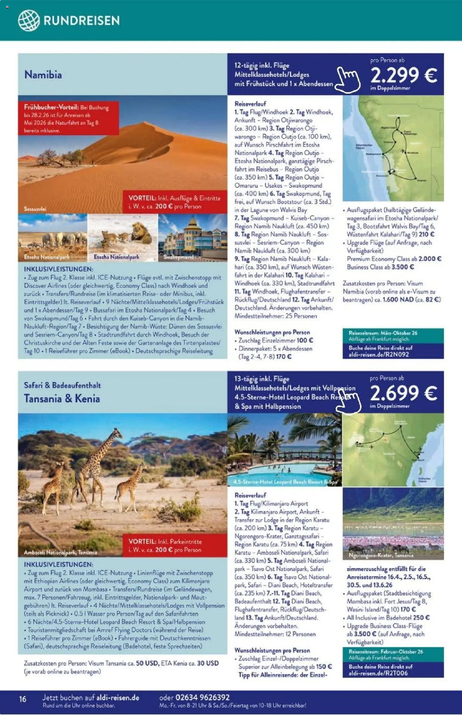 Aldi Reisen prospekt seit 01.11.2025 Prospekt (2025-11-01 - 2025-11-30)