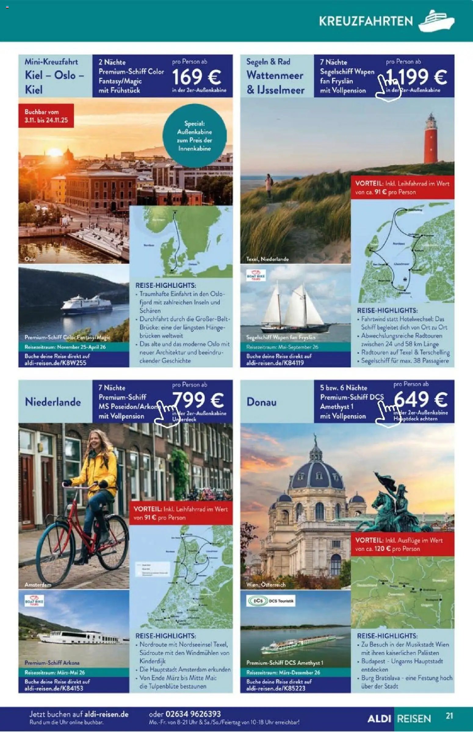 Aldi Reisen prospekt seit 01.11.2025 Prospekt (2025-11-01 - 2025-11-30)