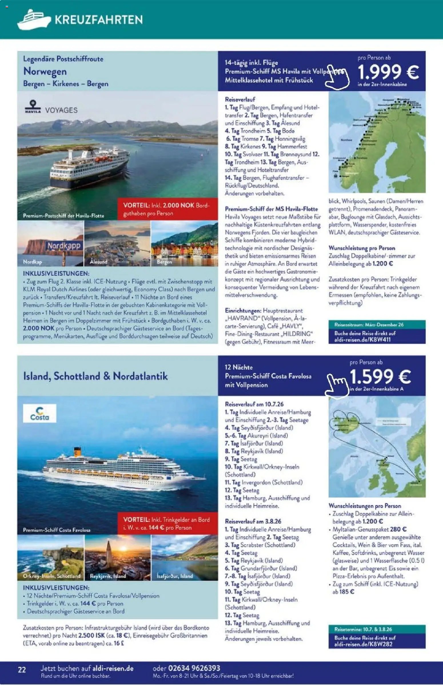 Aldi Reisen prospekt seit 01.11.2025 Prospekt (2025-11-01 - 2025-11-30)