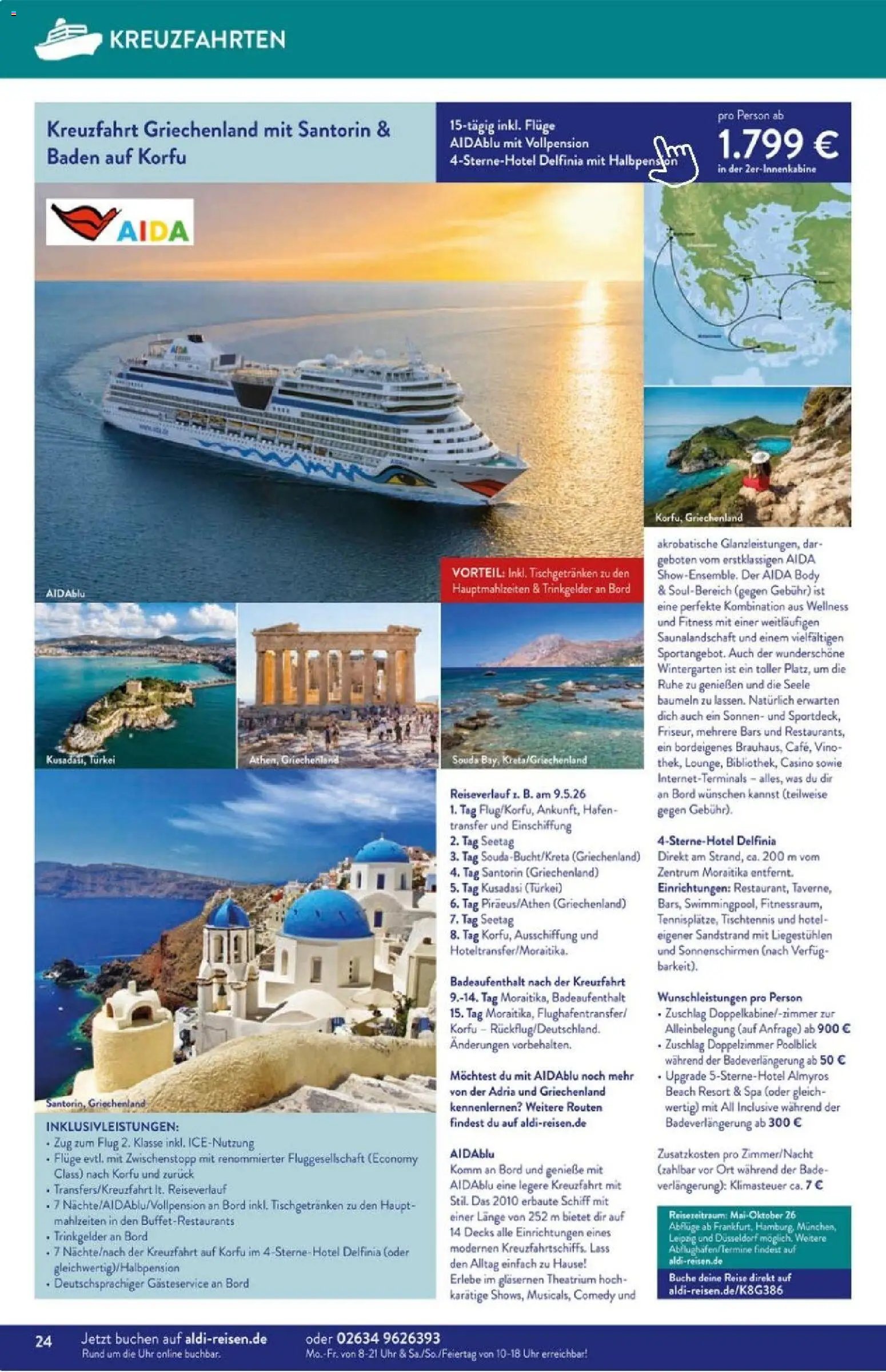 Aldi Reisen prospekt seit 01.11.2025 Prospekt (2025-11-01 - 2025-11-30)