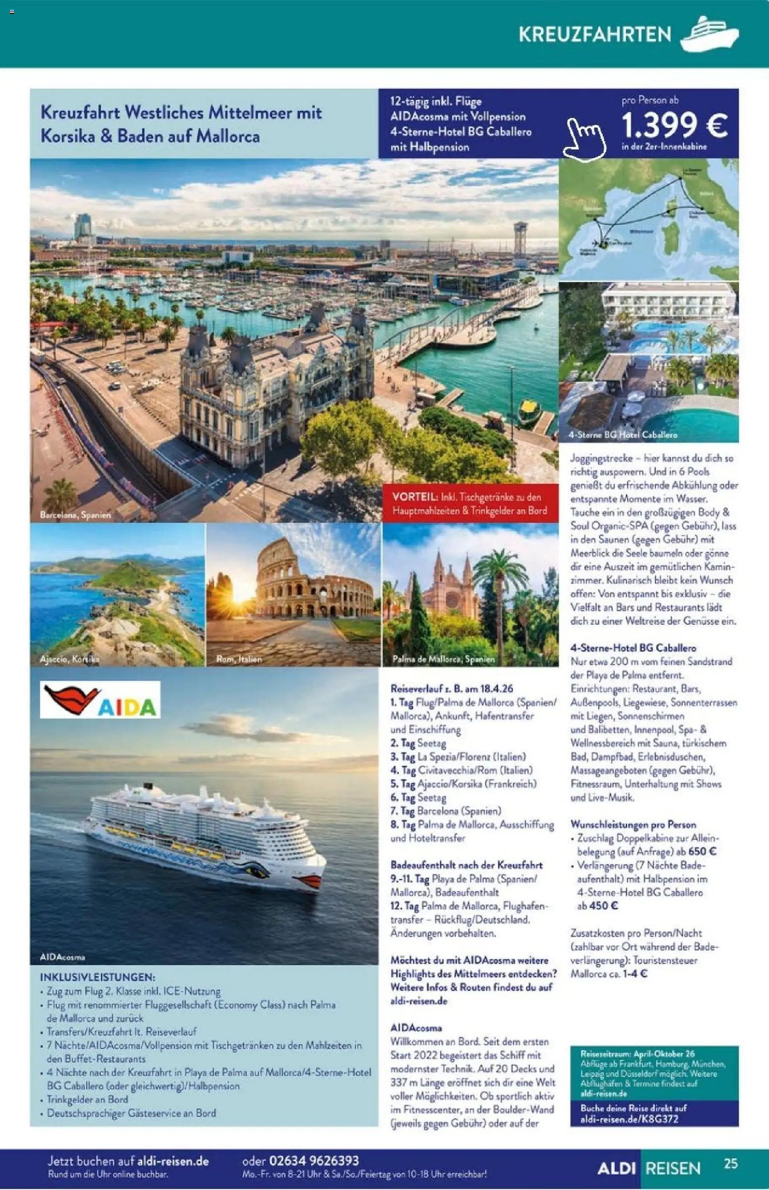 Aldi Reisen prospekt seit 01.11.2025 Prospekt (2025-11-01 - 2025-11-30)