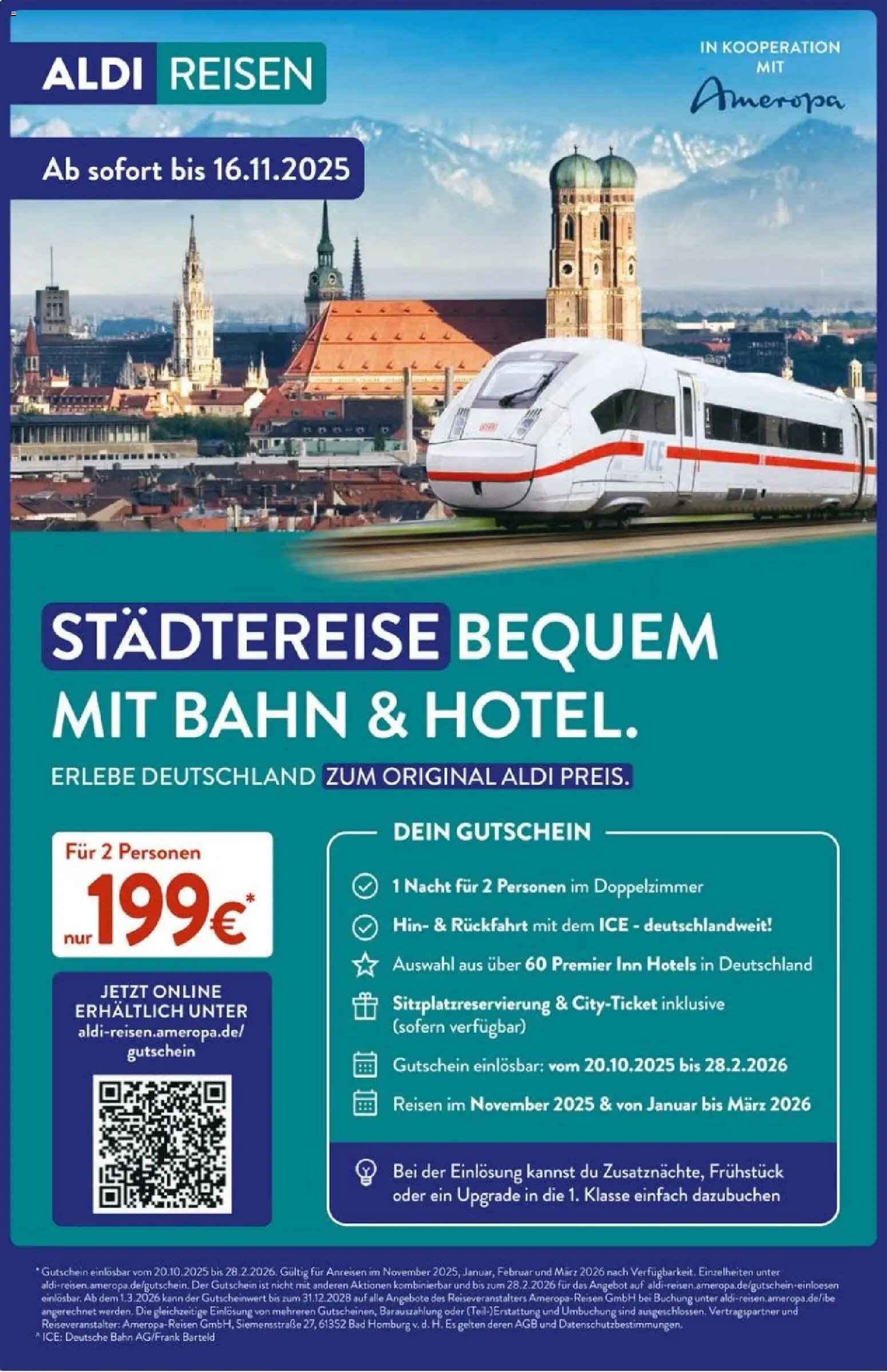 Aldi Reisen prospekt seit 01.11.2025 Prospekt (2025-11-01 - 2025-11-30)
