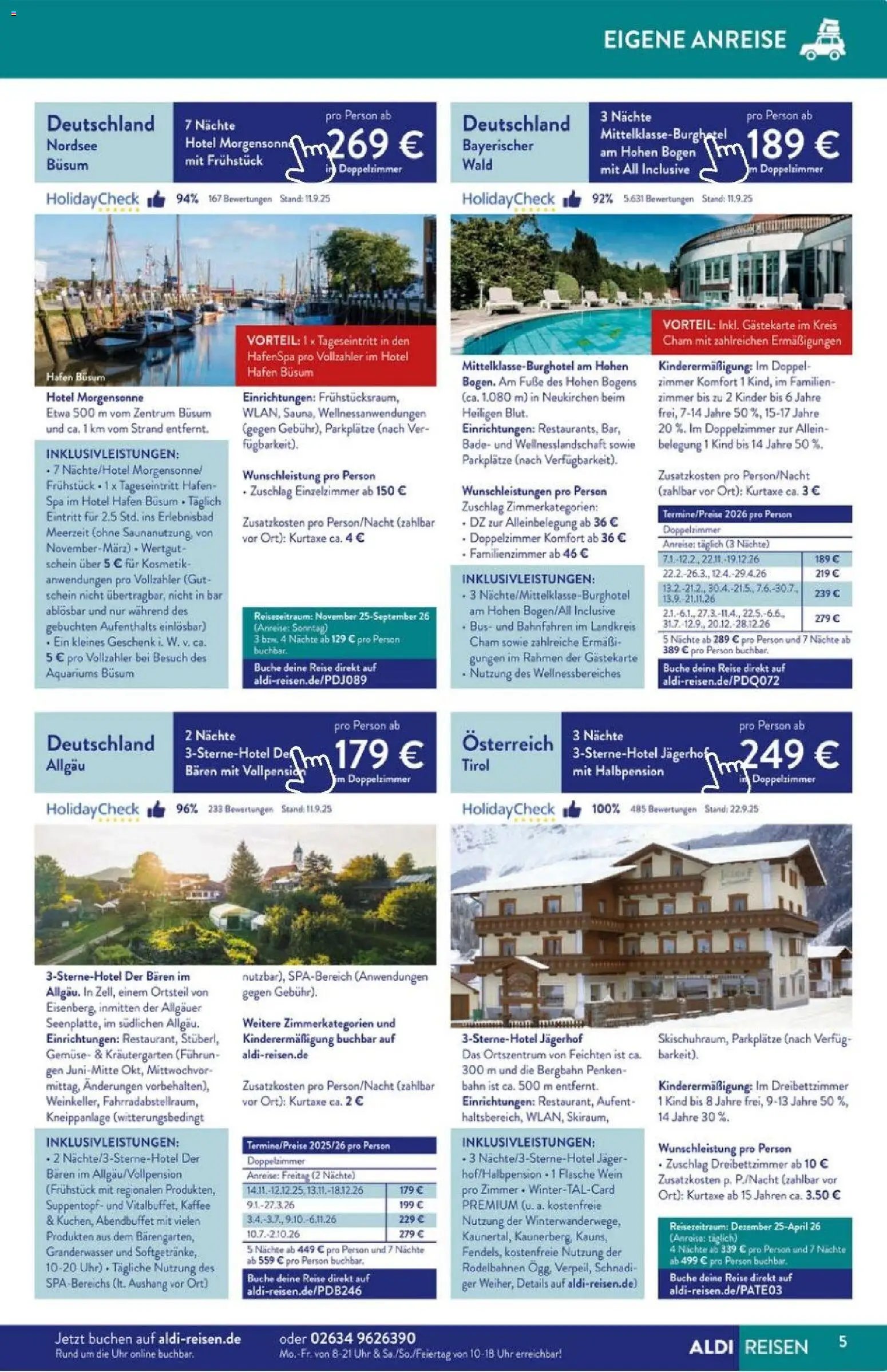 Aldi Reisen prospekt seit 01.11.2025 Prospekt (2025-11-01 - 2025-11-30)