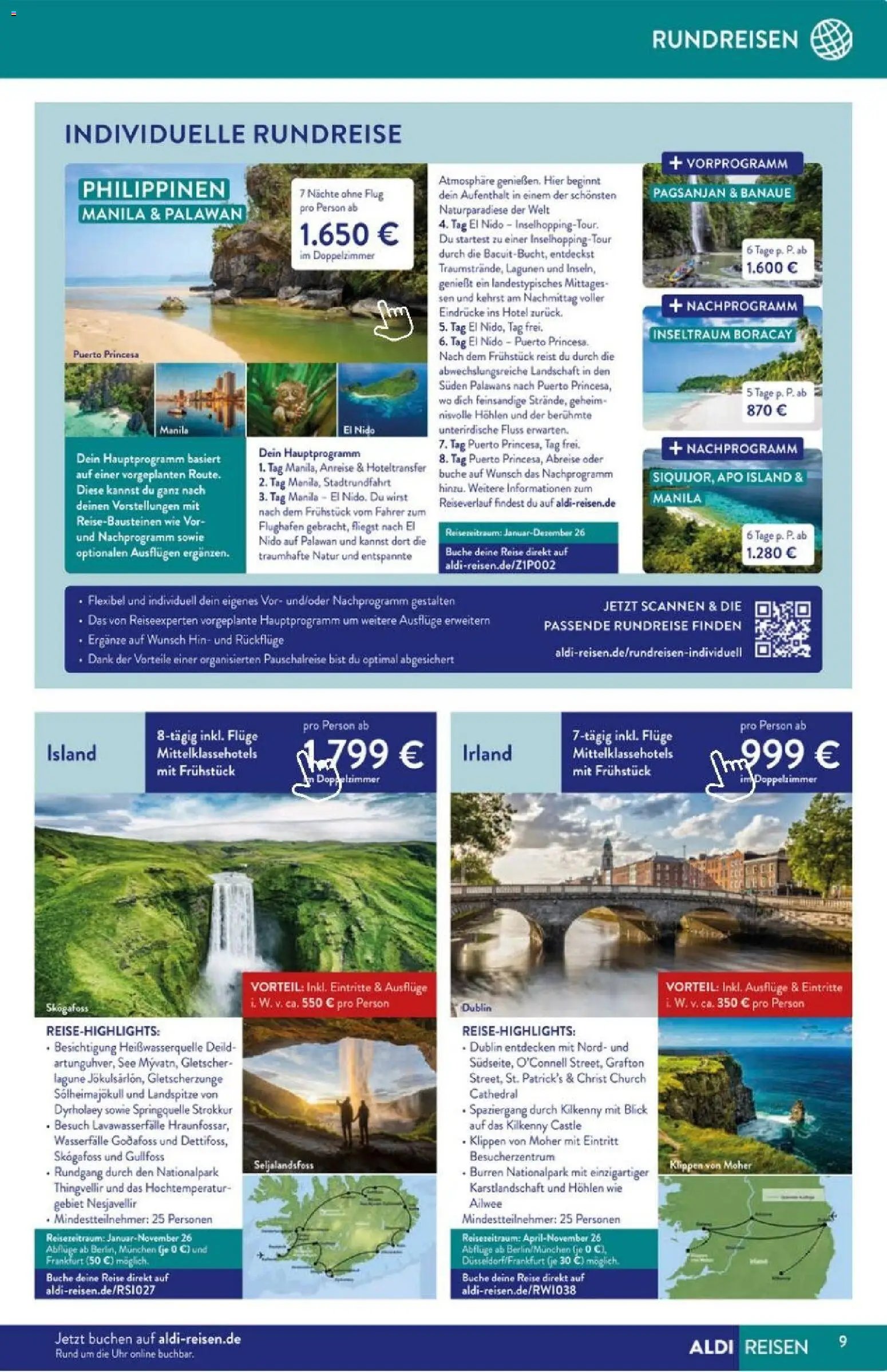 Aldi Reisen prospekt seit 01.11.2025 Prospekt (2025-11-01 - 2025-11-30)