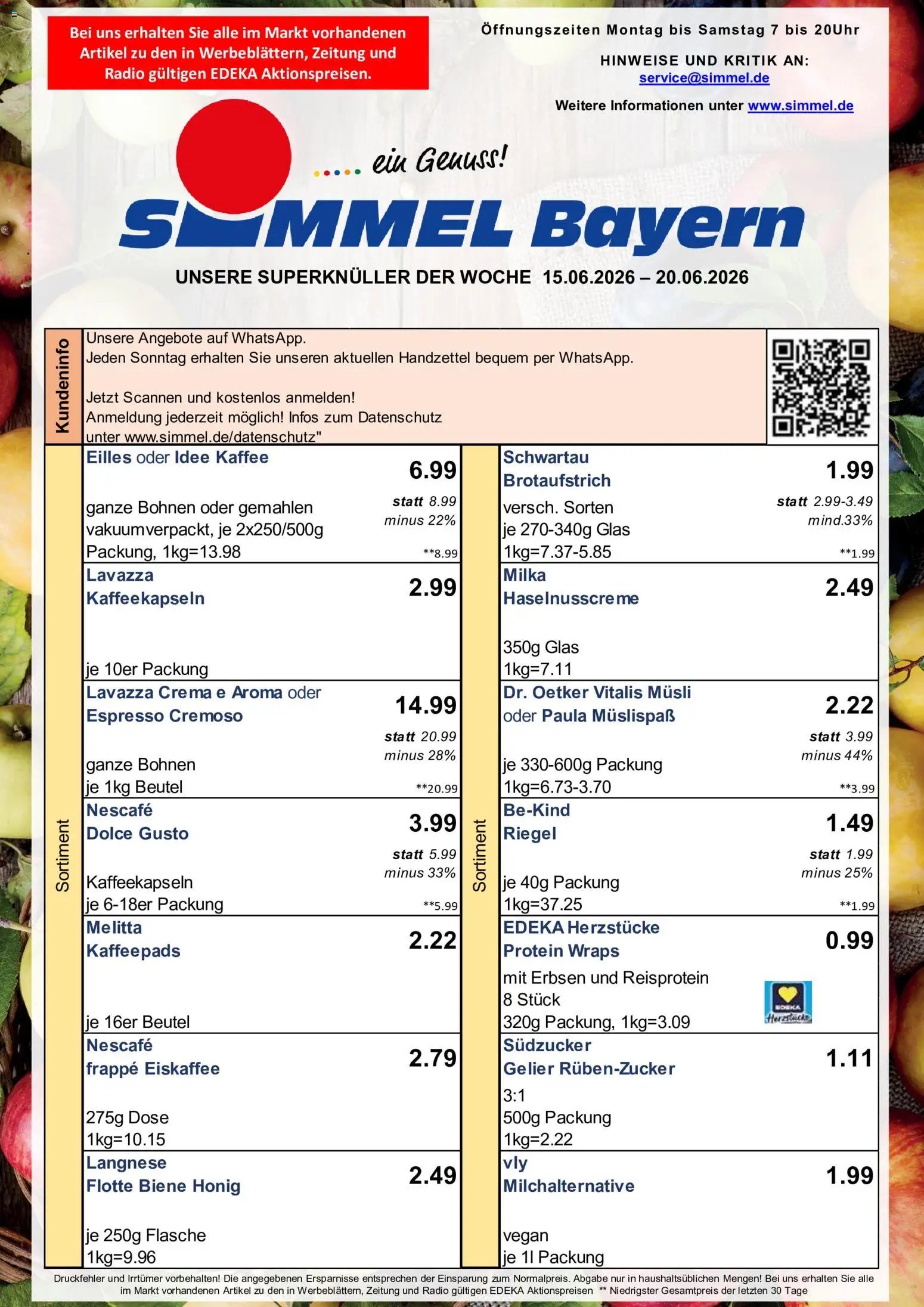 Simmel prospekt seit 15.06.2026 Simmel Bayern