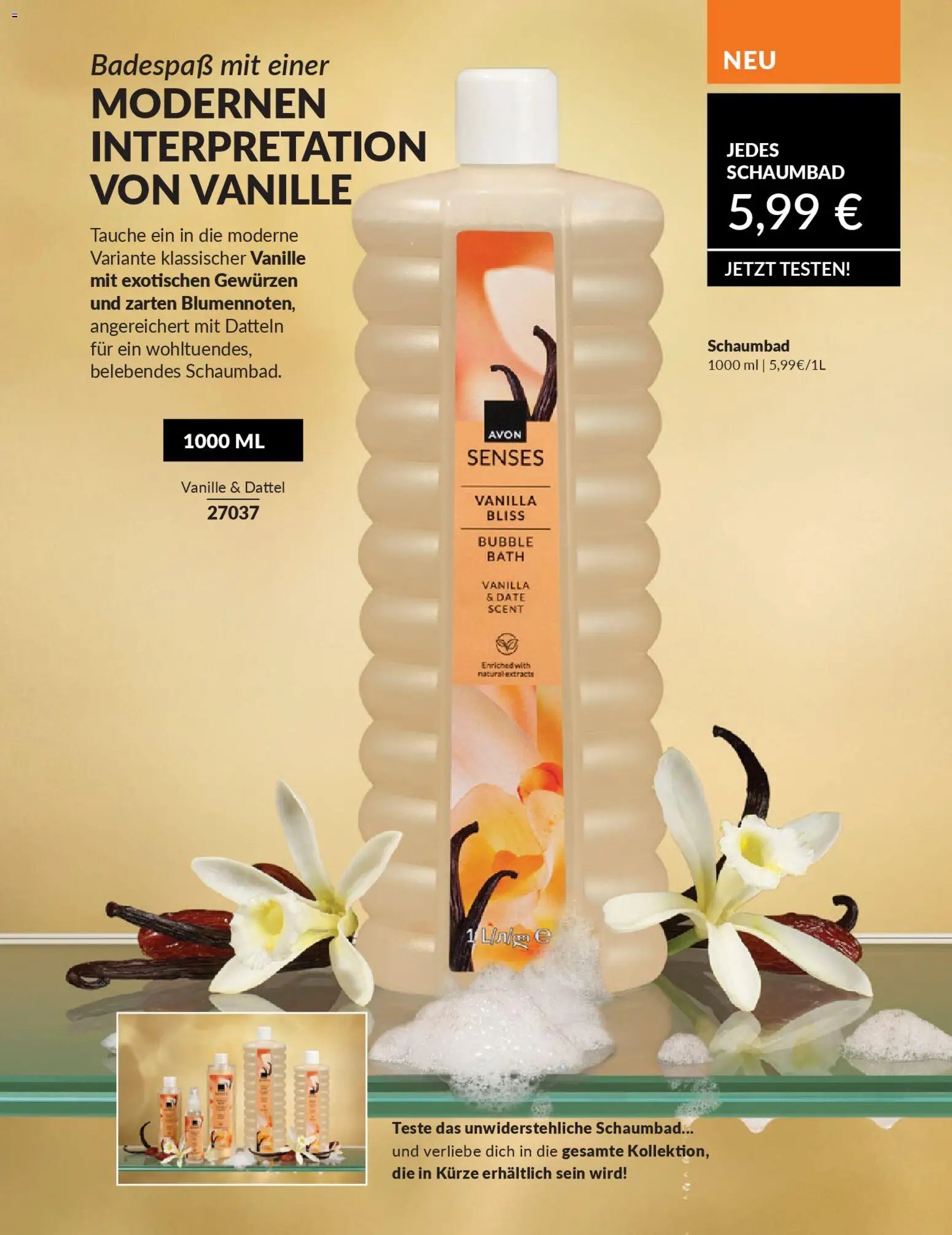 Avon prospekt seit 31.12.2025 Broschüre AVON Bubble Bath Day