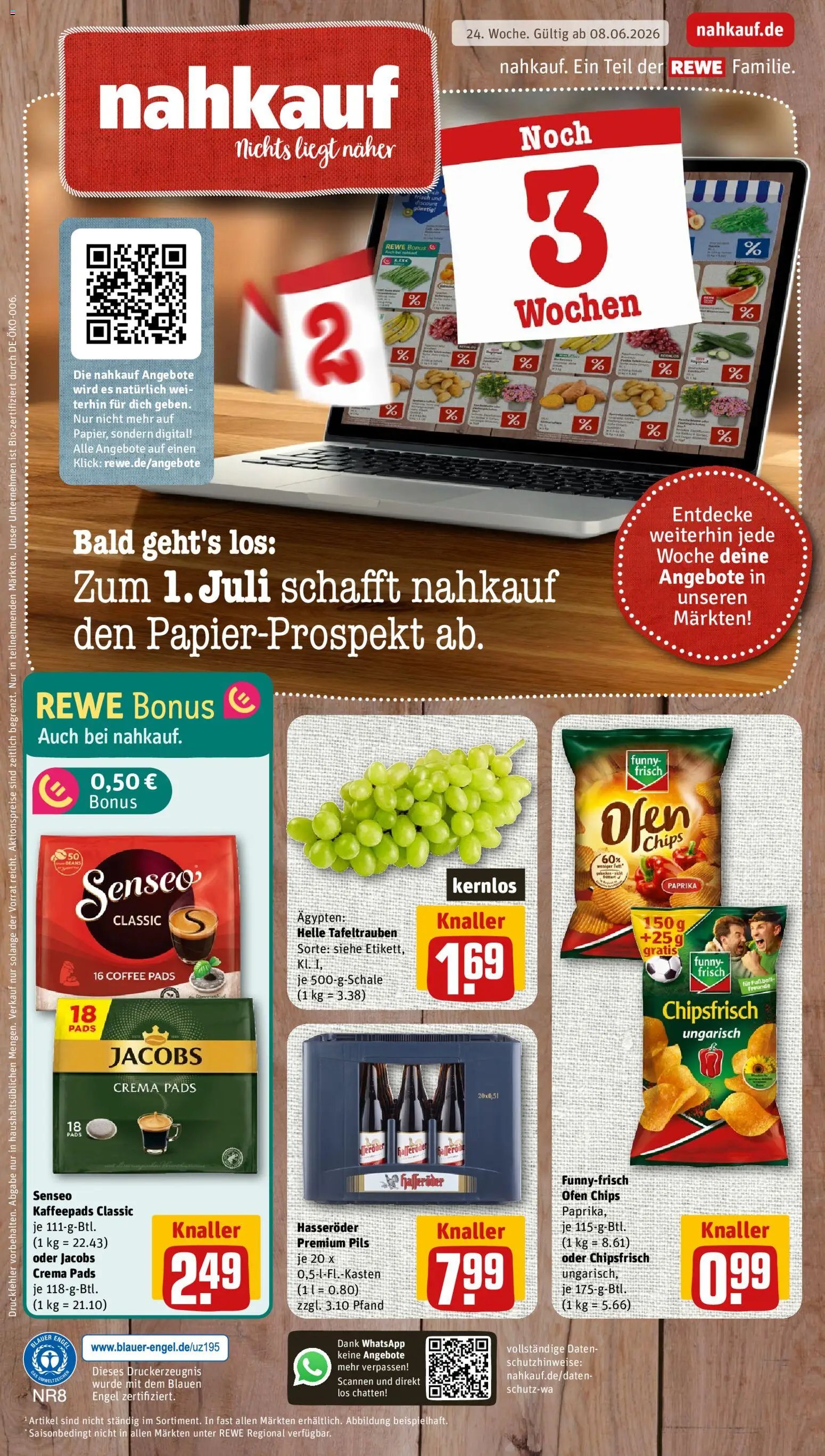 Nahkauf prospekt seit 08.06.2026 Nahkauf Prospekt