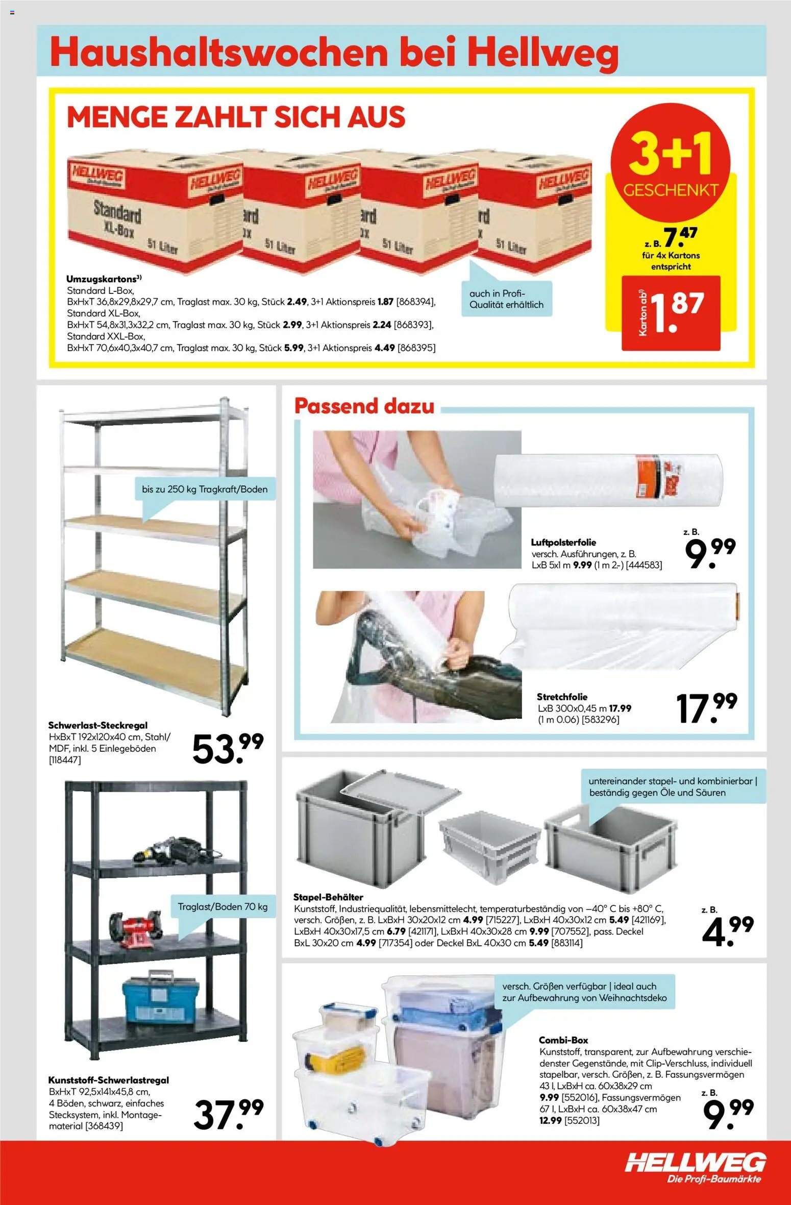 Hellweg prospekt seit 29.12.2025 Prospekt