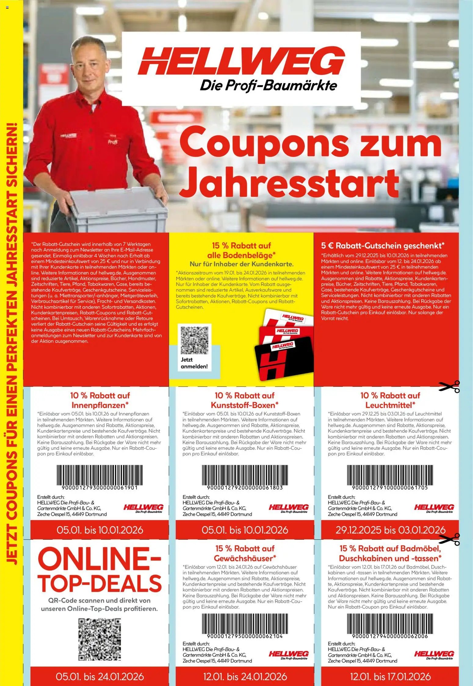 Hellweg prospekt seit 29.12.2025 Prospekt