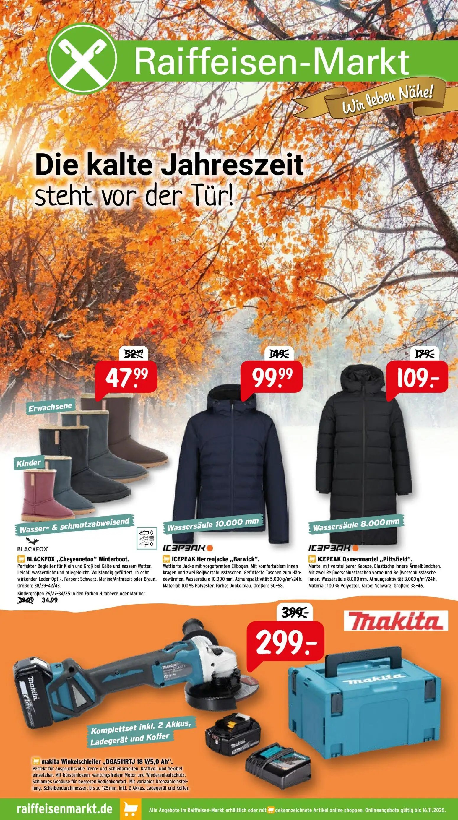 Raiffeisen Markt prospekt seit 01.11.2025 Prospekt (2025-11-01)