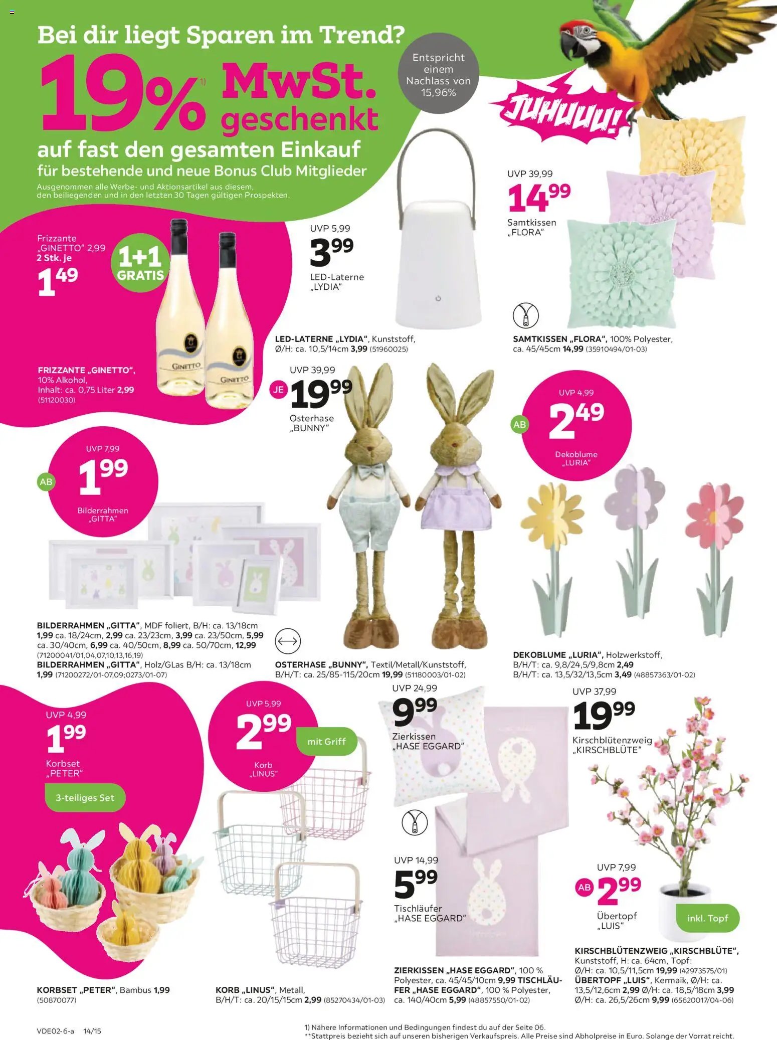 Mömax prospekt seit 26.01.2026 19% MwSt. geschenkt auf fast den gesamten Einkauf