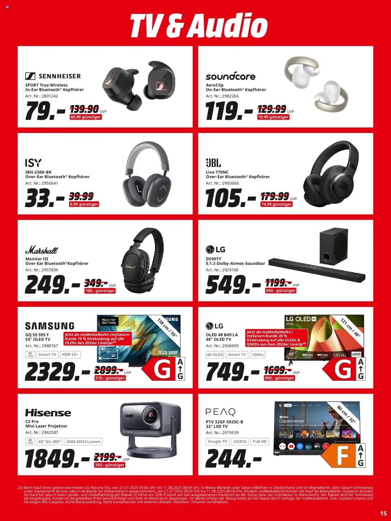 Saturn prospekt seit 21.07.2025 Prospekt (2025-07-21 - 2025-08-09) | 15