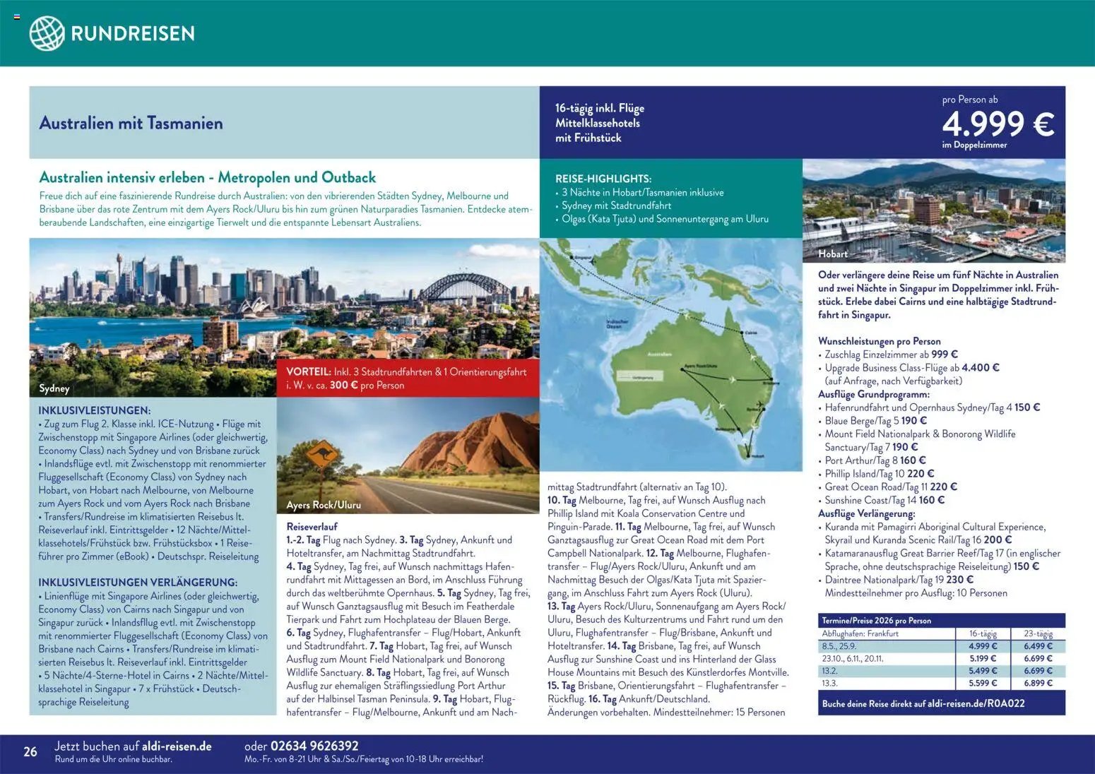 Aldi Reisen prospekt seit 01.11.2025 Unsere Traumreisen (2025-11-01 - 2025-12-31)