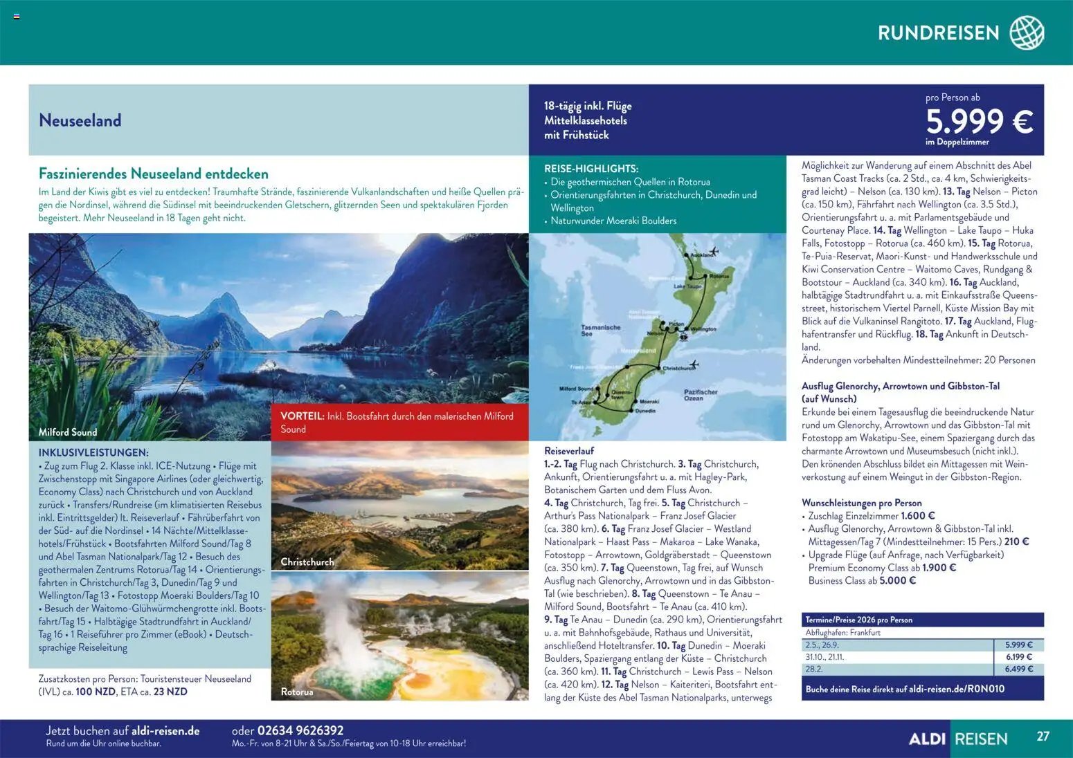 Aldi Reisen prospekt seit 01.11.2025 Unsere Traumreisen (2025-11-01 - 2025-12-31)
