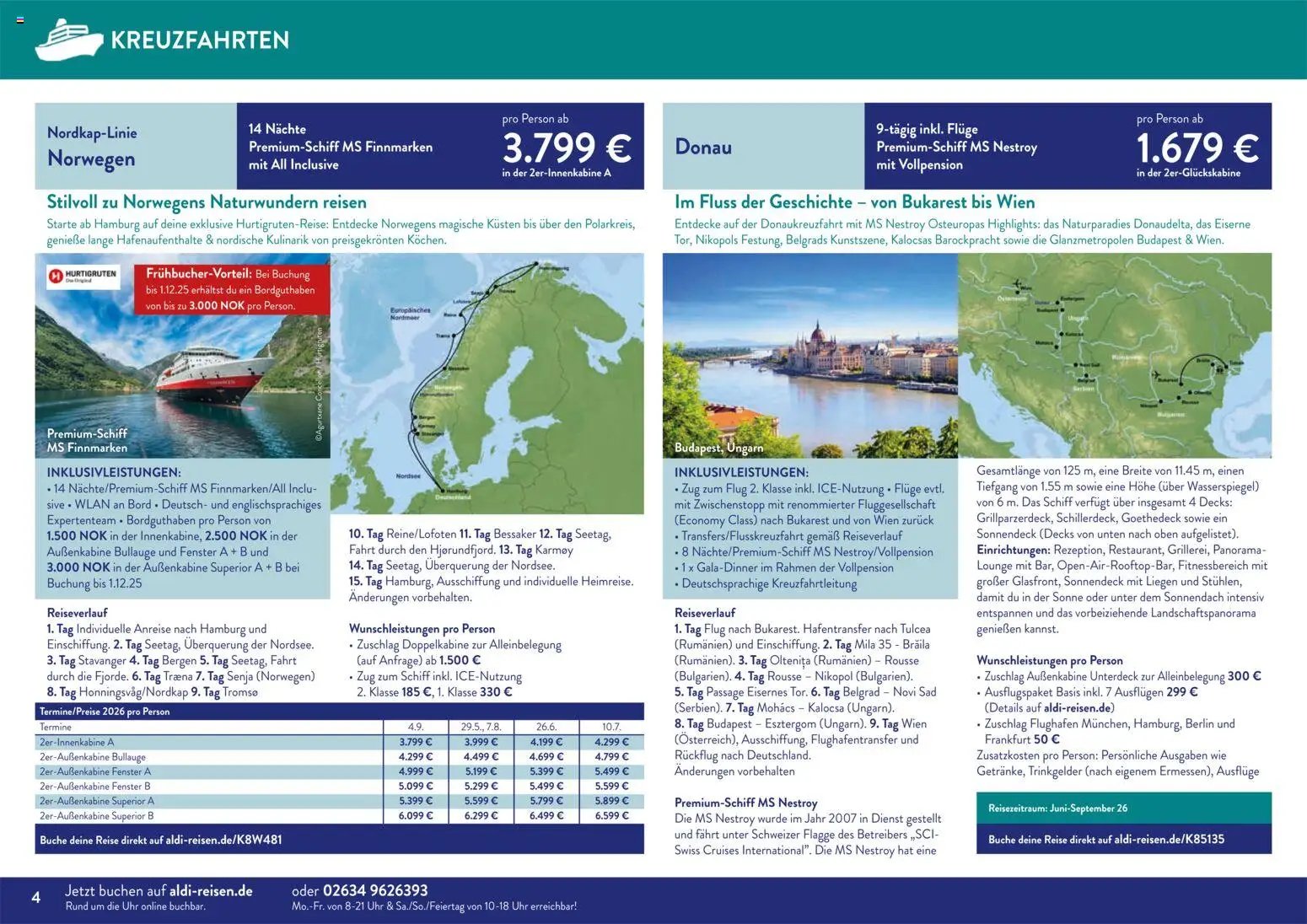 Aldi Reisen prospekt seit 01.11.2025 Unsere Traumreisen (2025-11-01 - 2025-12-31)