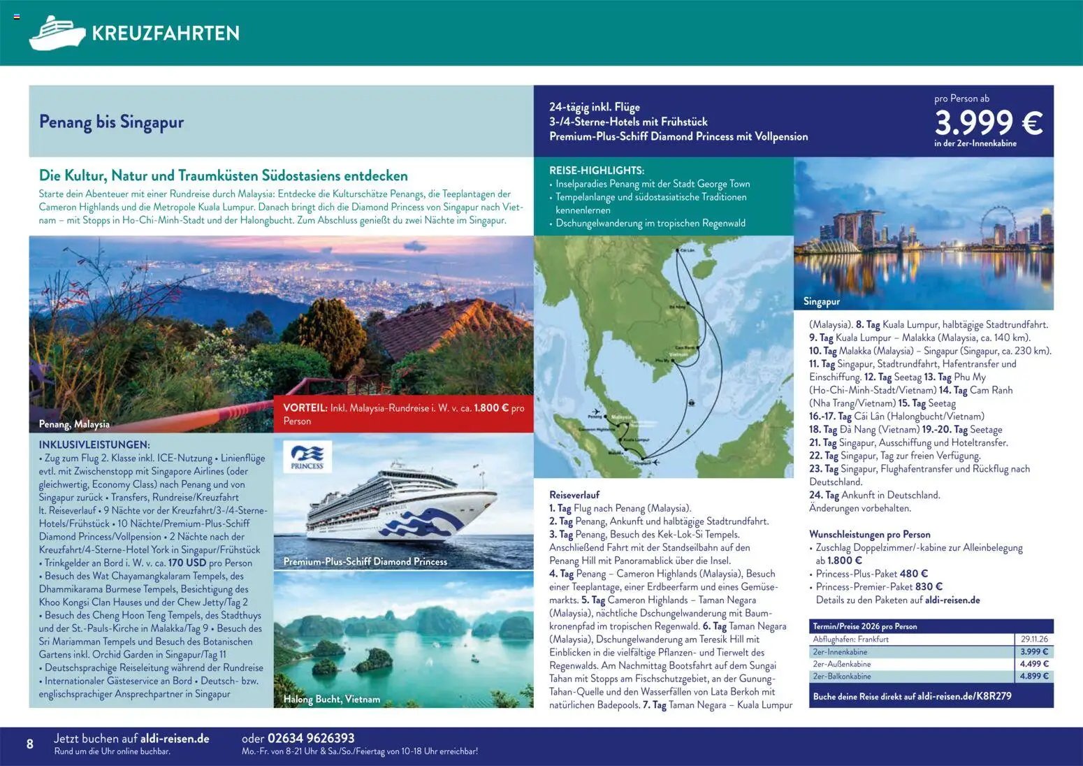 Aldi Reisen prospekt seit 01.11.2025 Unsere Traumreisen (2025-11-01 - 2025-12-31)