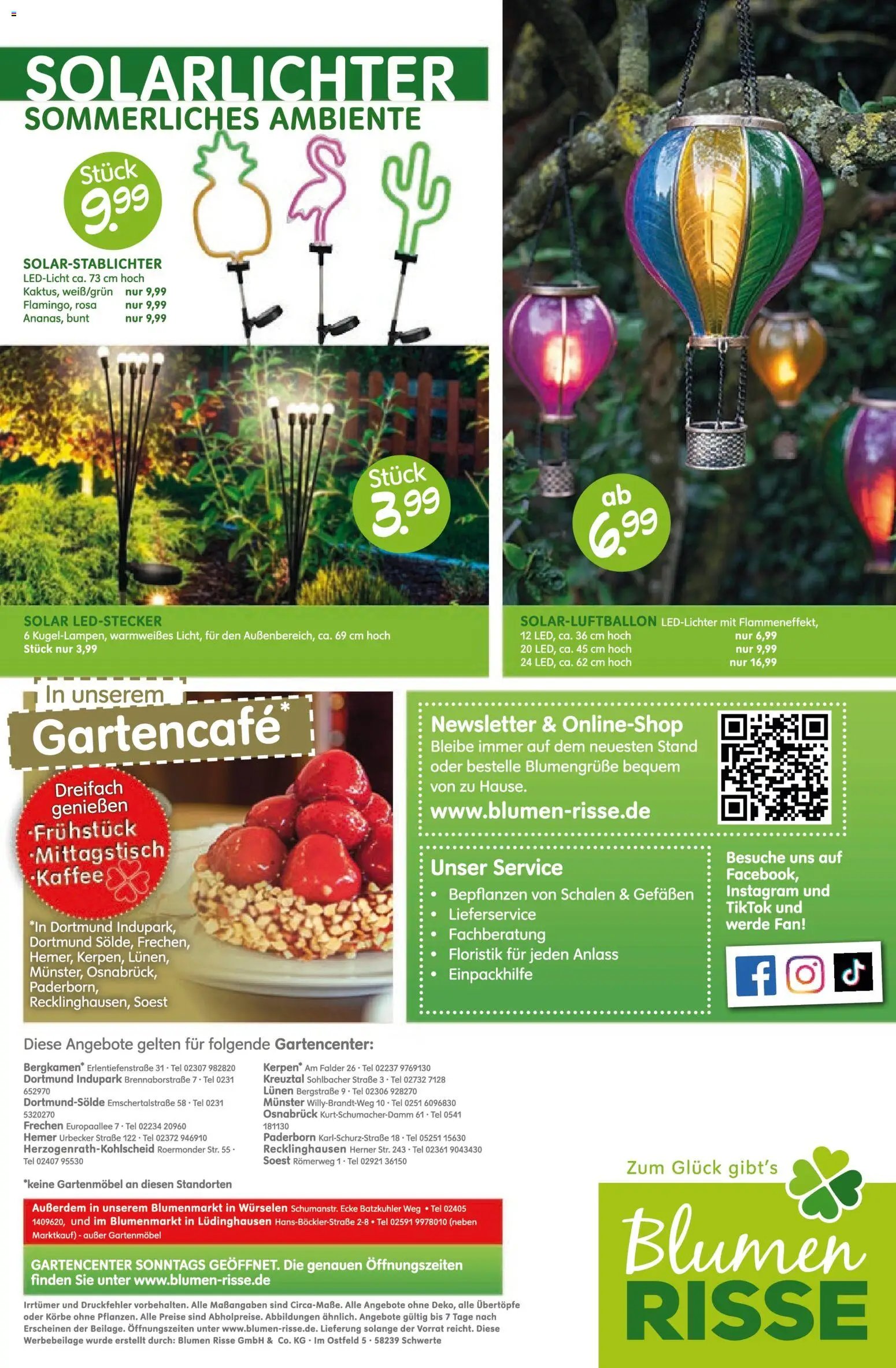 Blumen Risse prospekt seit 28.05.2026 Blumen Risse Blütenglück