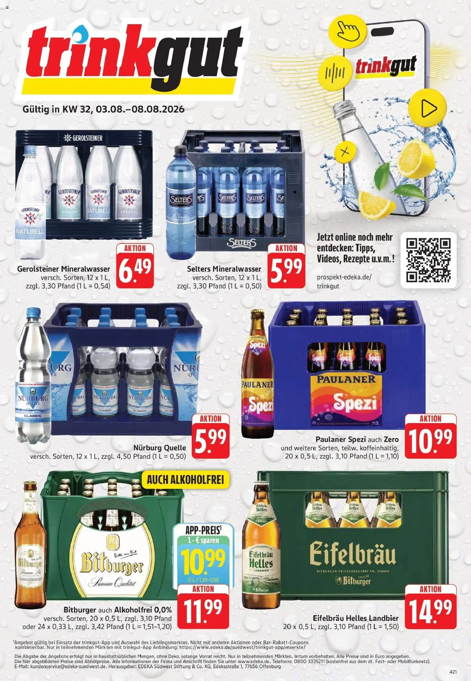 Trinkgut prospekt seit 03.08.2026 Trinkgut Prospekt Wittlich