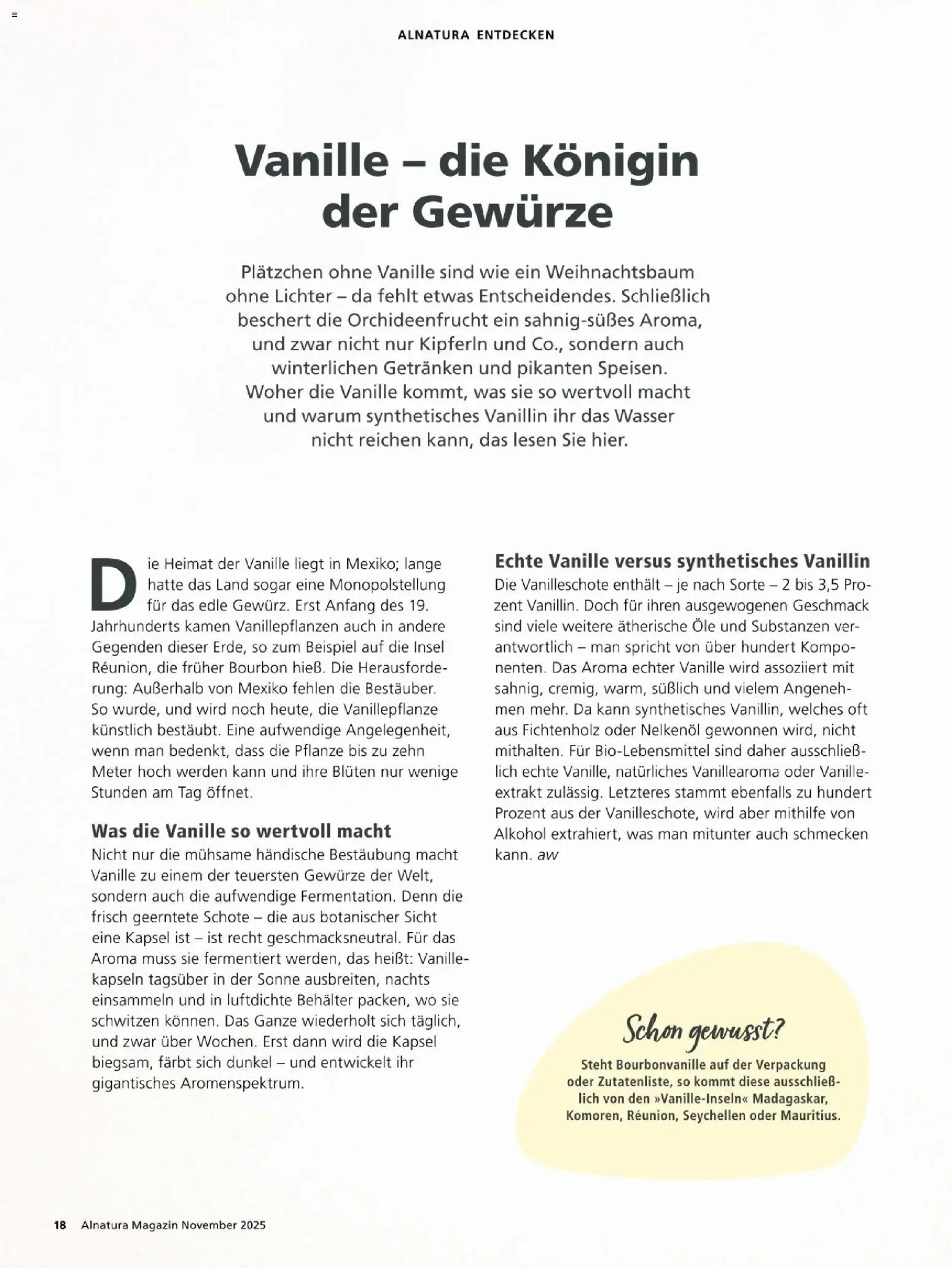 Alnatura prospekt seit 01.11.2025 Prospekt