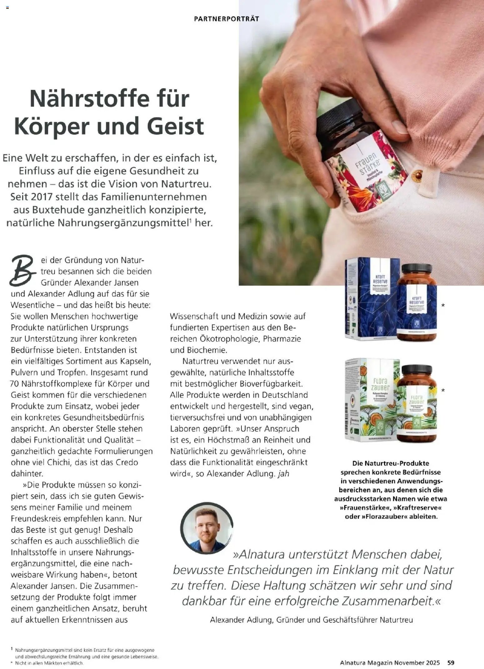 Alnatura prospekt seit 01.11.2025 Prospekt
