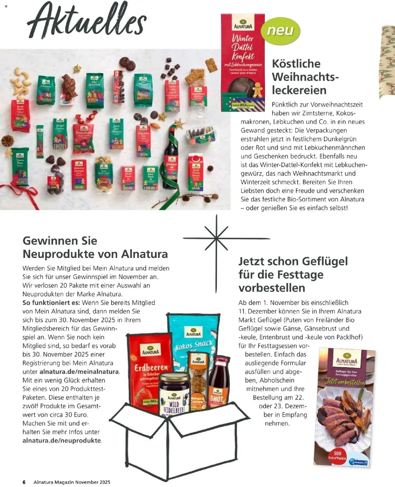 Alnatura prospekt seit 01.11.2025 Prospekt