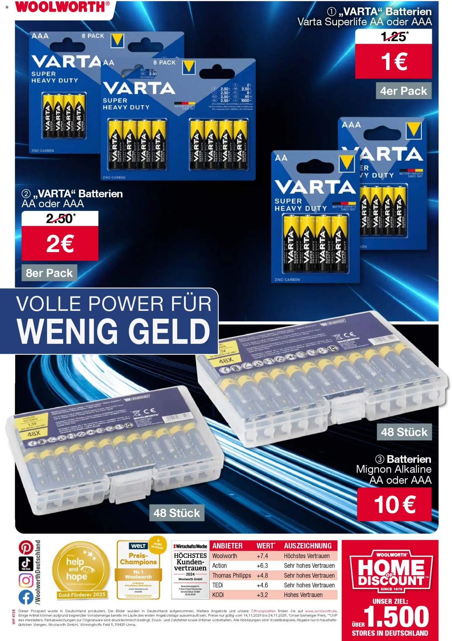 Woolworth prospekt seit 14.11.2025 Prospekt (2025-11-14)