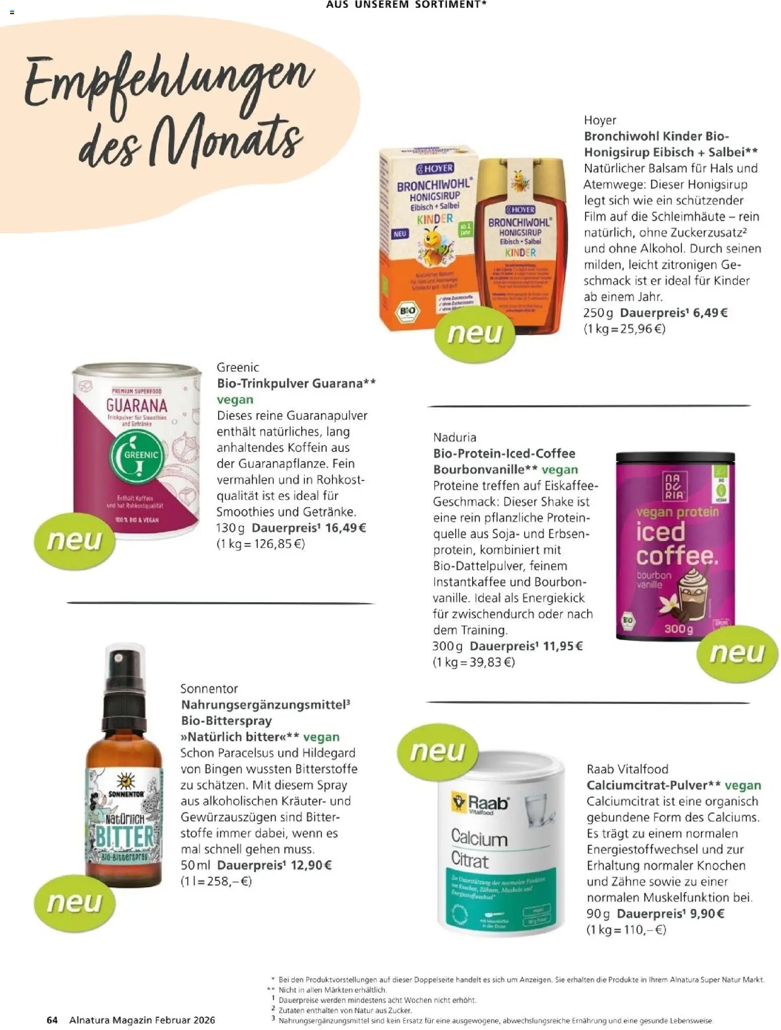Alnatura prospekt seit 01.02.2026 Prospekt (2026-02-01 - 2026-02-28)