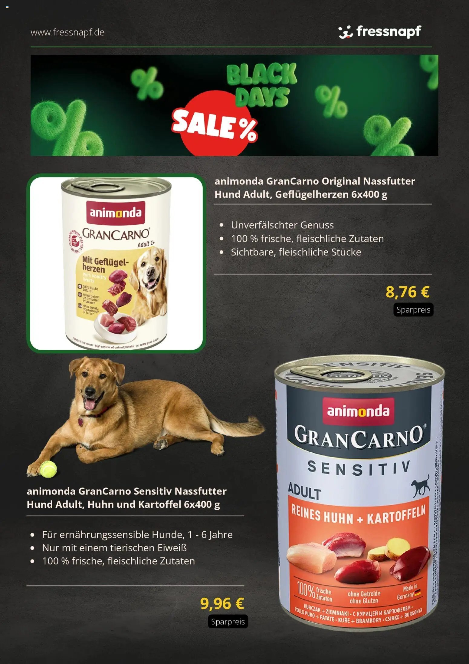 Fressnapf prospekt seit 20.11.2025 Black Friday