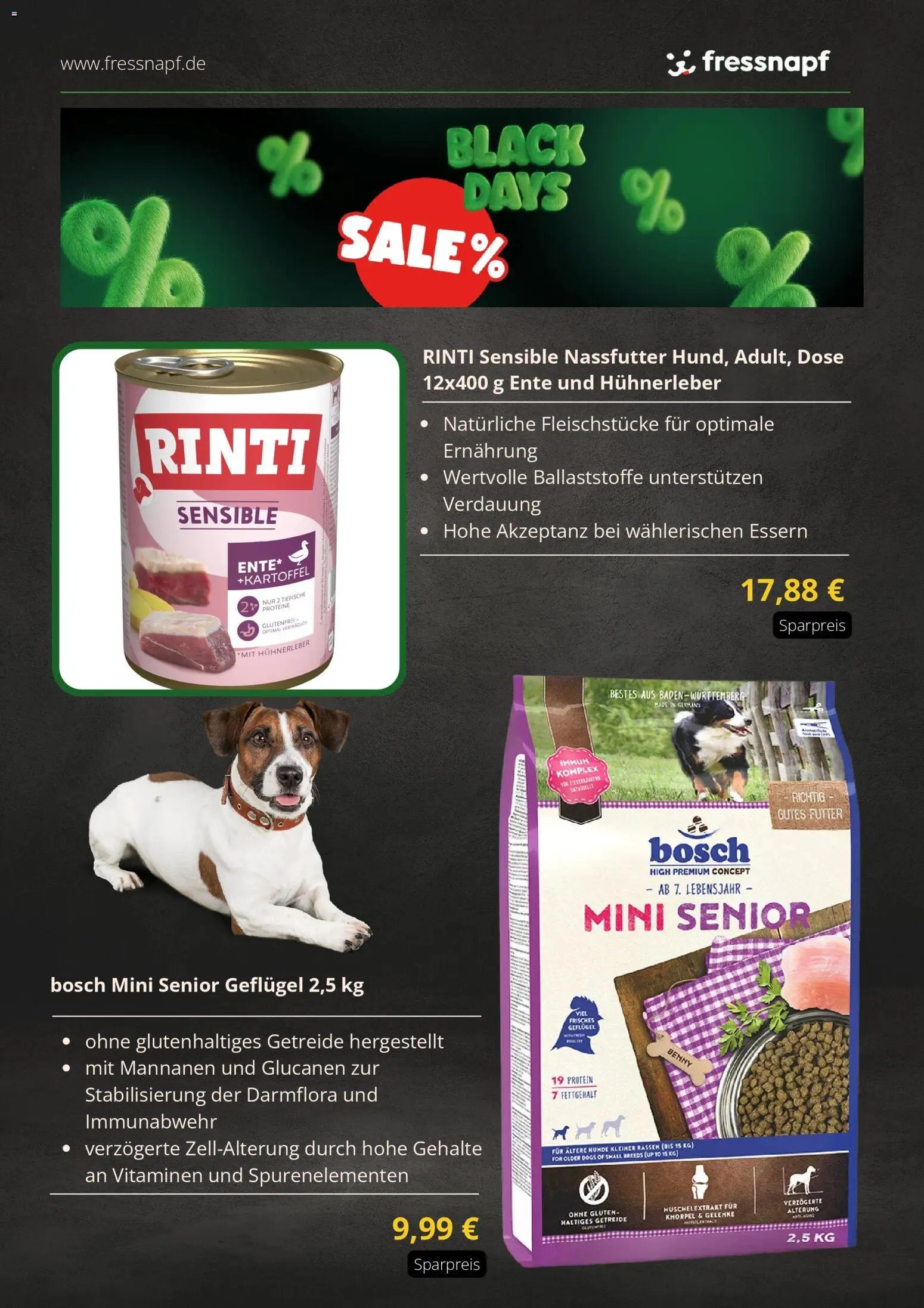 Fressnapf prospekt seit 20.11.2025 Black Friday