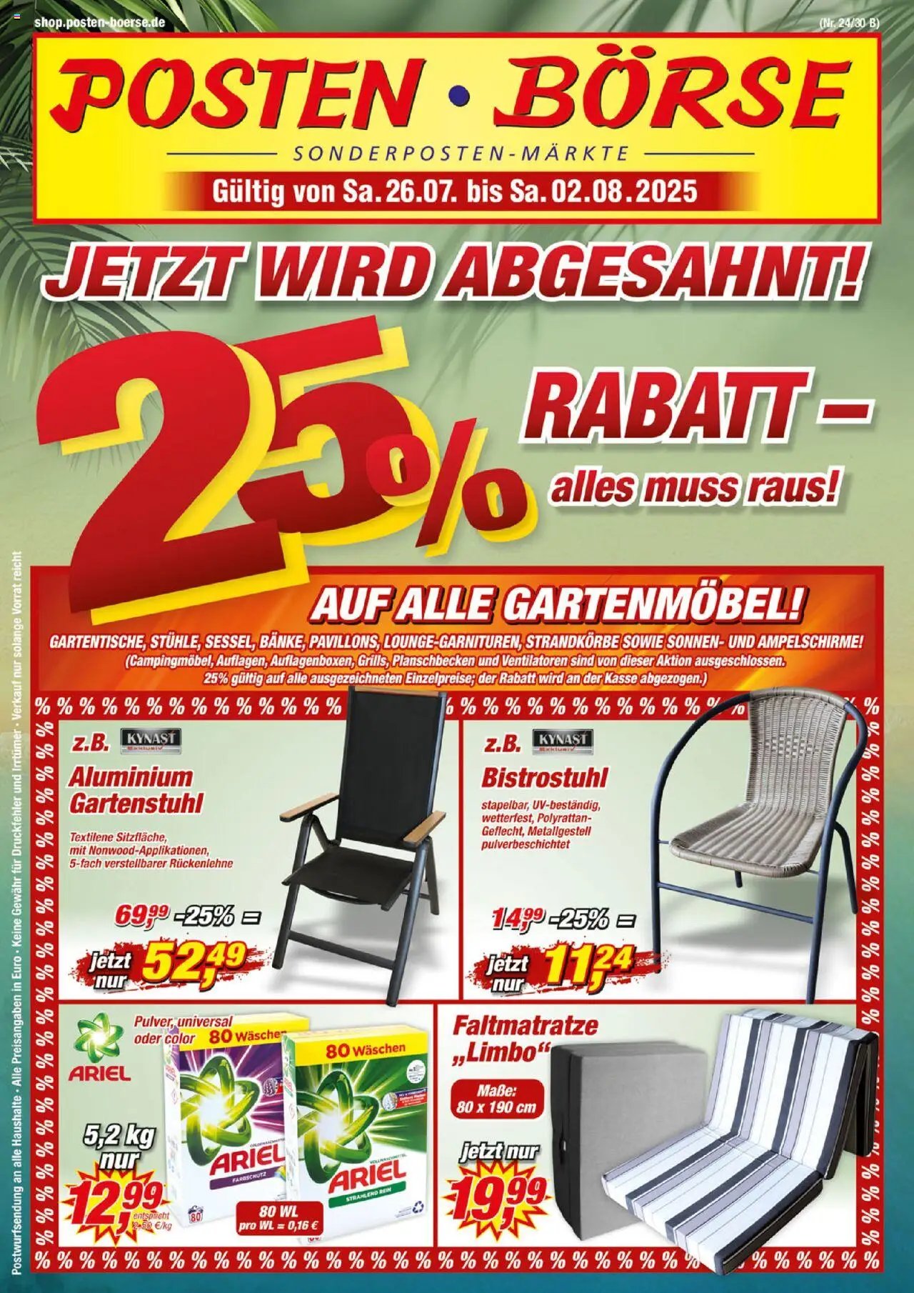 Posten Börse prospekt seit 26.07.2025 Prospekt (2025-07-26 - 2025-08-02) | 1