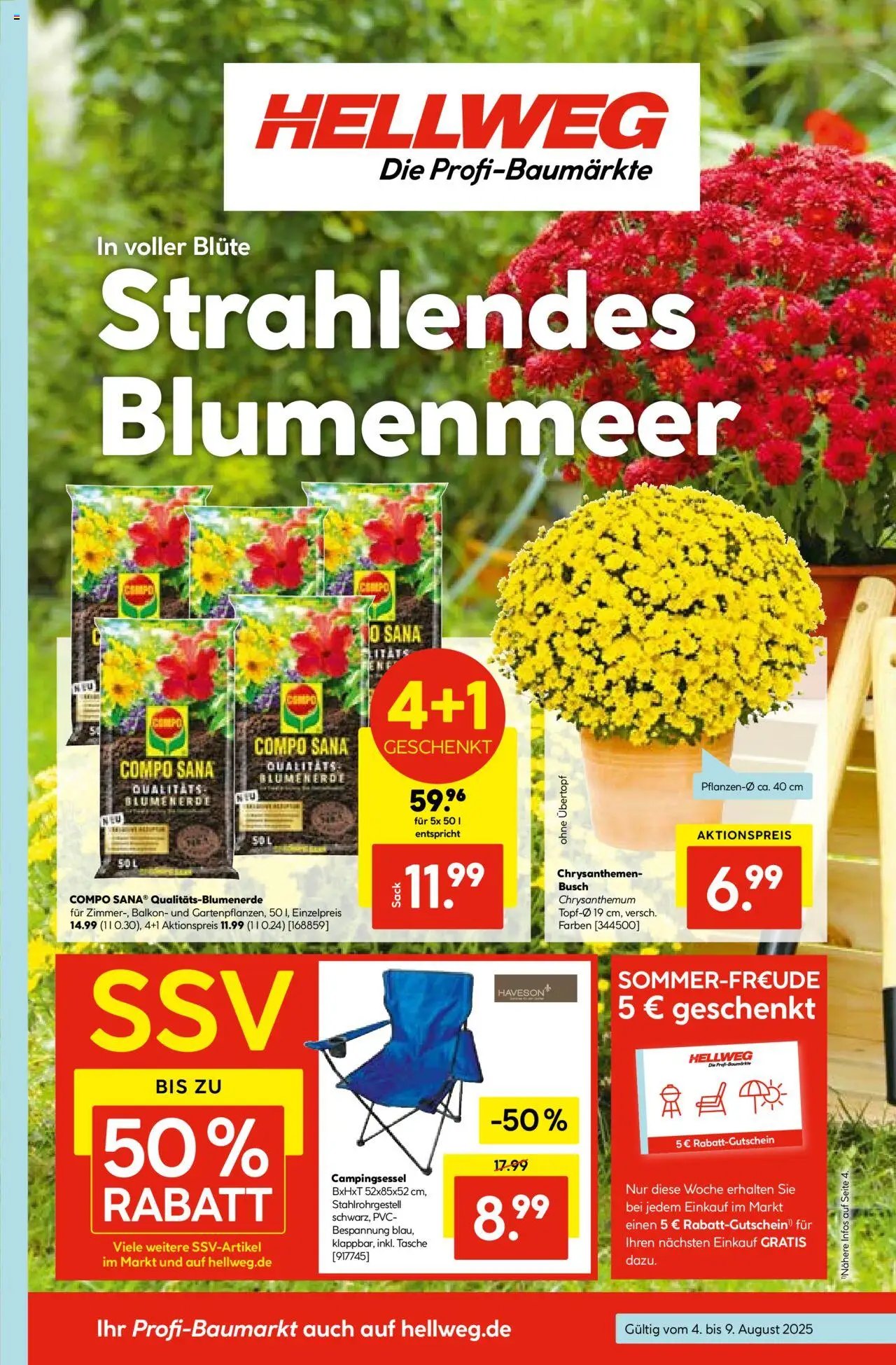 Hellweg prospekt seit 04.08.2025 Prospekt (2025-08-04 - 2025-08-09) | 1