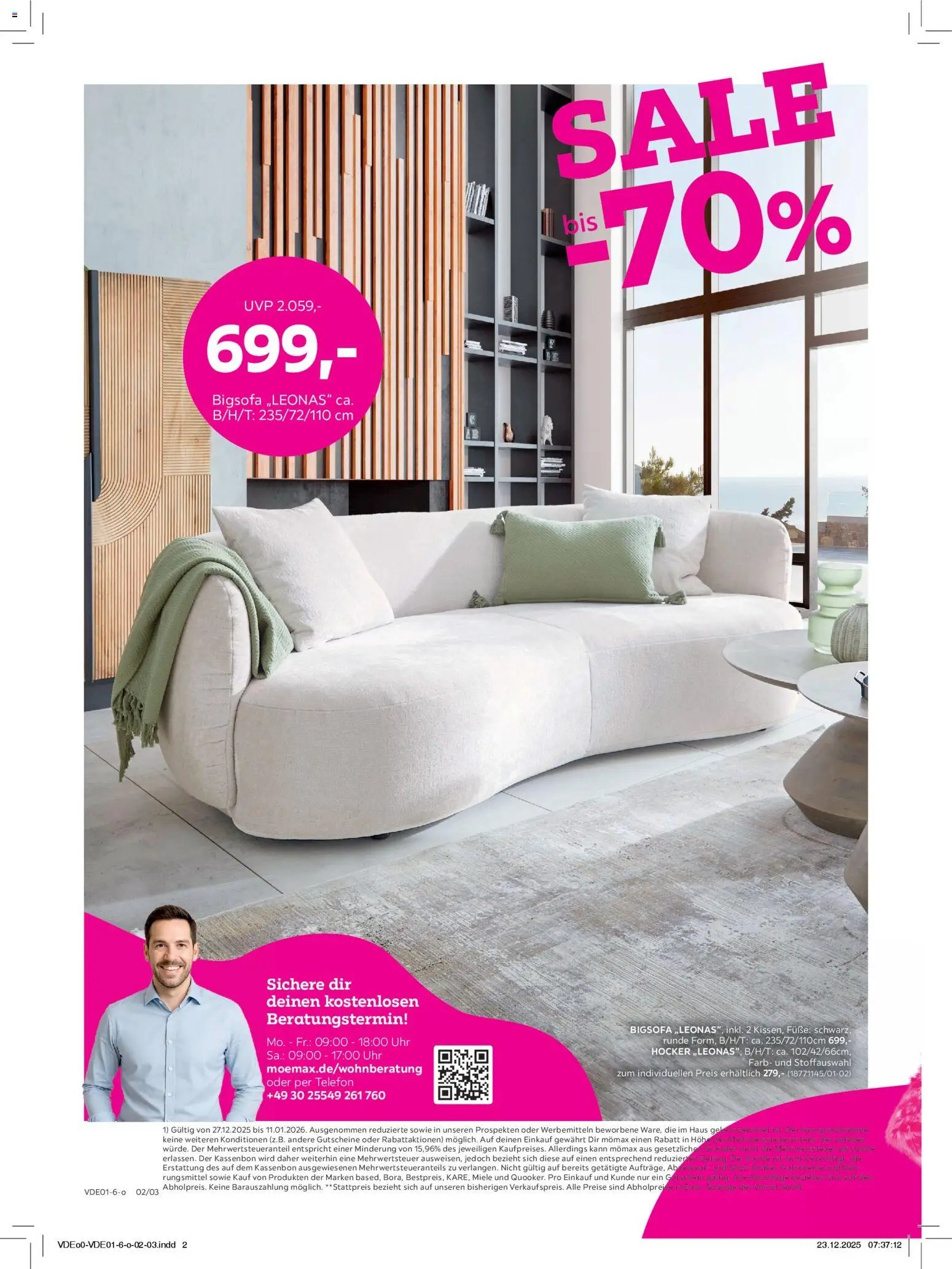 Mömax prospekt seit 27.12.2025 Prospekt (2025-12-27 - 2026-01-11)