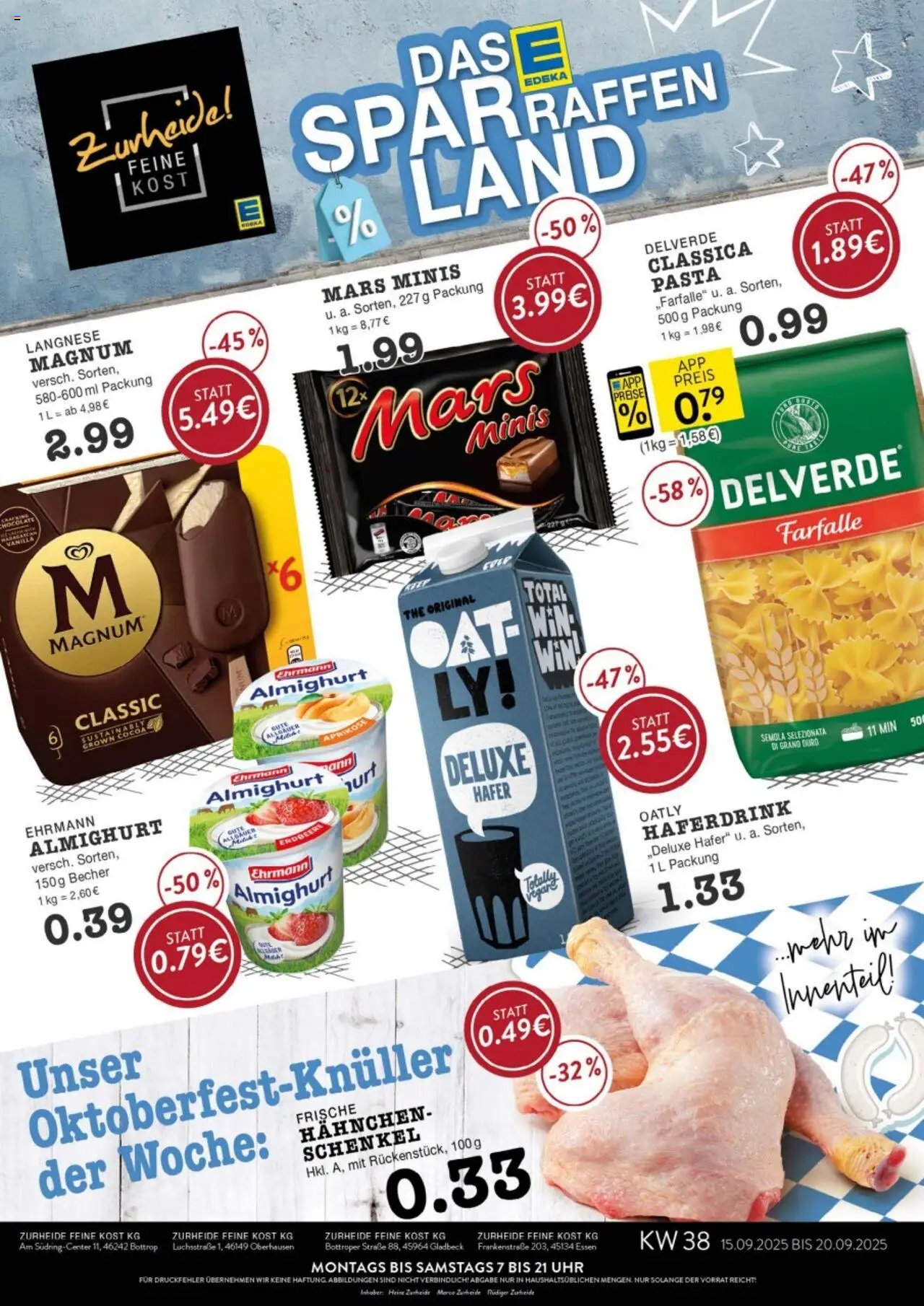 Edeka Zurheide prospekt seit 15.09.2025 Prospekt (2025-09-15 - 2025-09-20) | 1