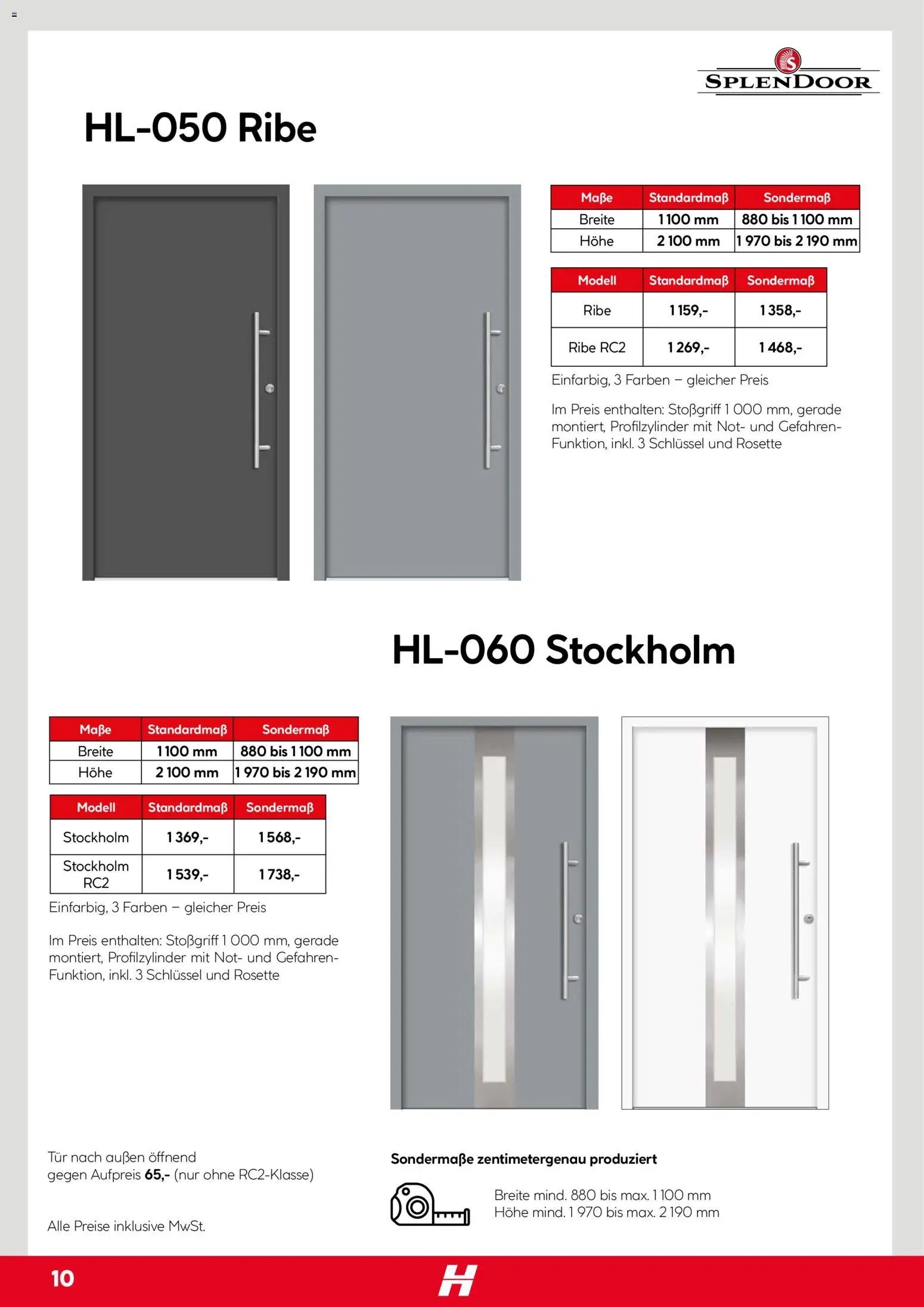 Hellweg prospekt seit 05.12.2025 Splendoor Innentüren Katalog