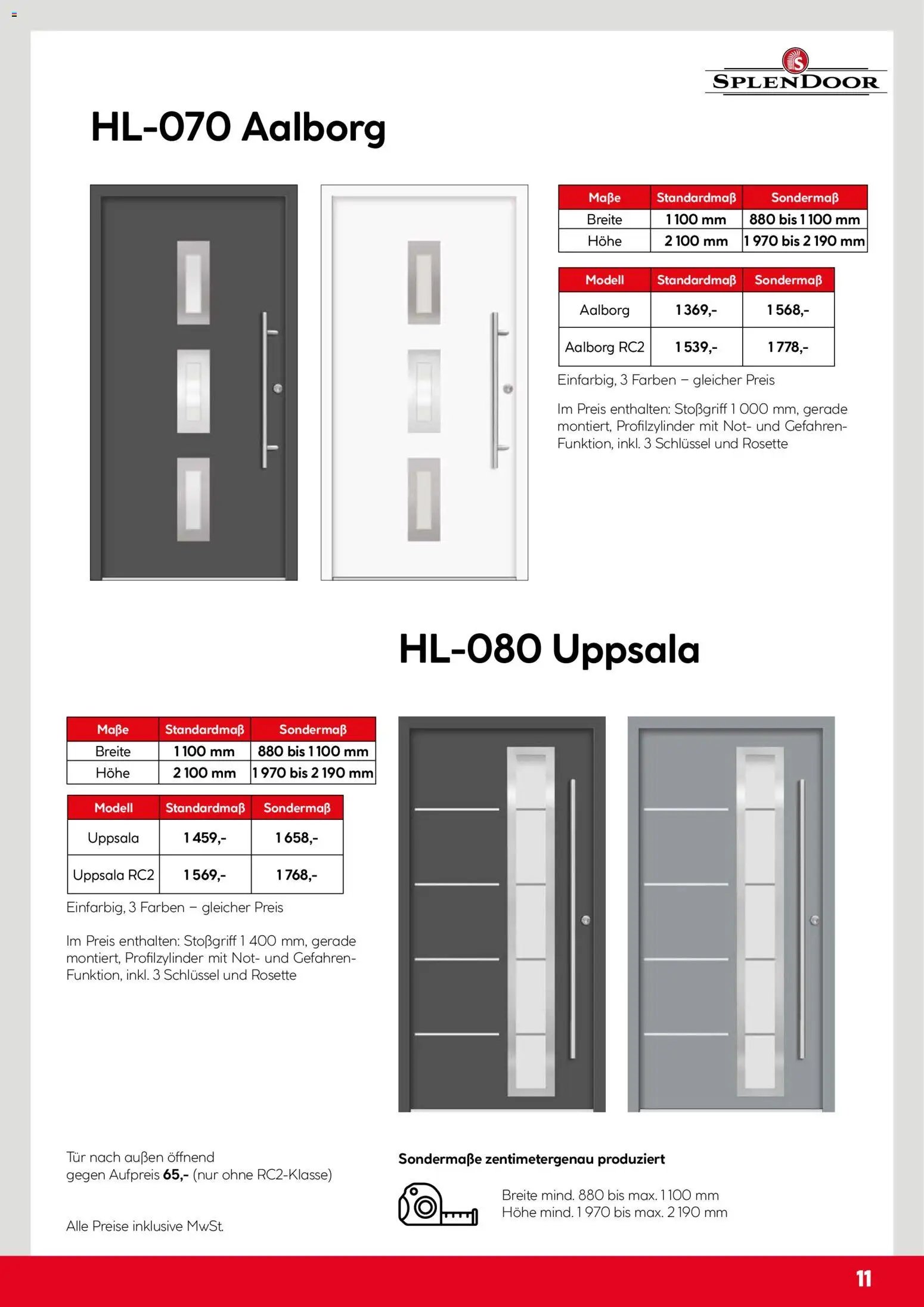 Hellweg prospekt seit 05.12.2025 Splendoor Innentüren Katalog