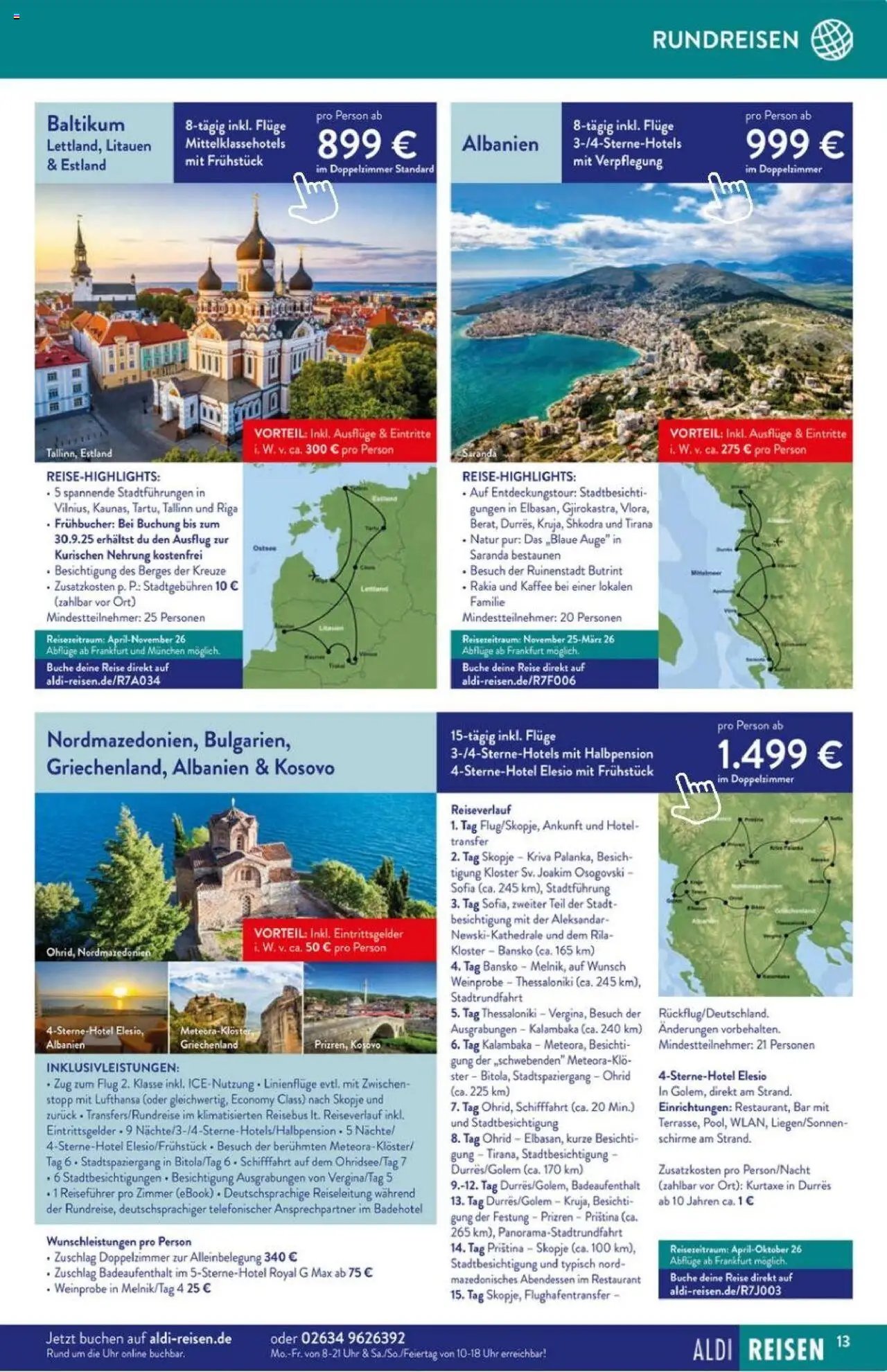Aldi Reisen prospekt seit 01.09.2025 Prospekt (2025-09-01 - 2025-09-30)