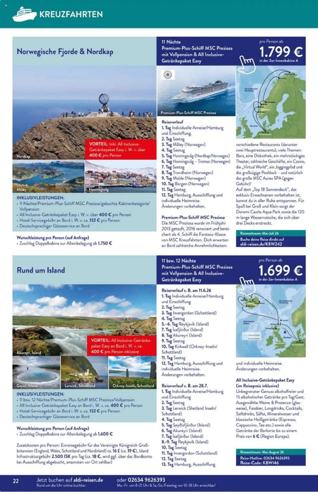 Aldi Reisen prospekt seit 01.09.2025 Prospekt (2025-09-01 - 2025-09-30)