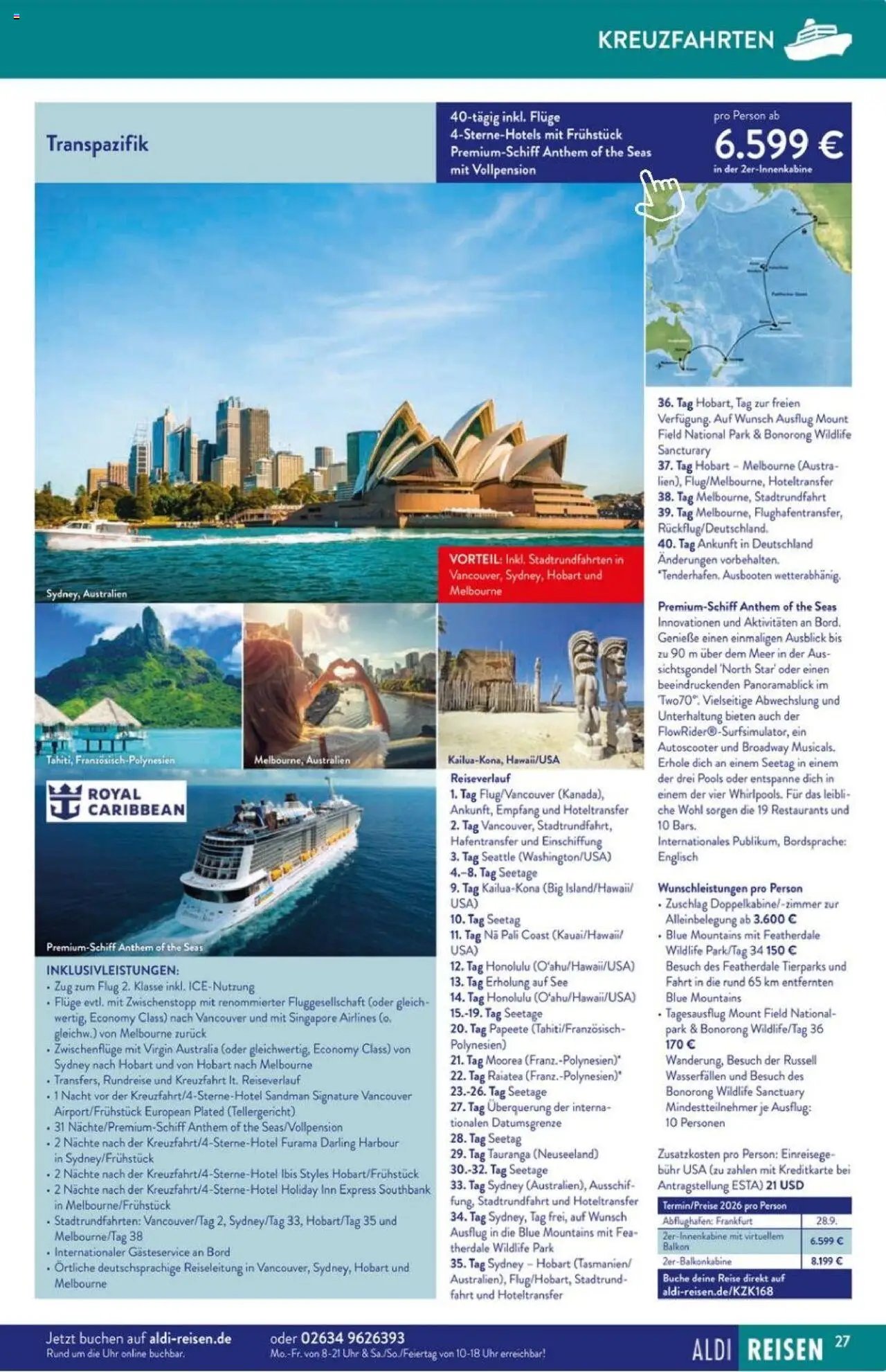 Aldi Reisen prospekt seit 01.09.2025 Prospekt (2025-09-01 - 2025-09-30)