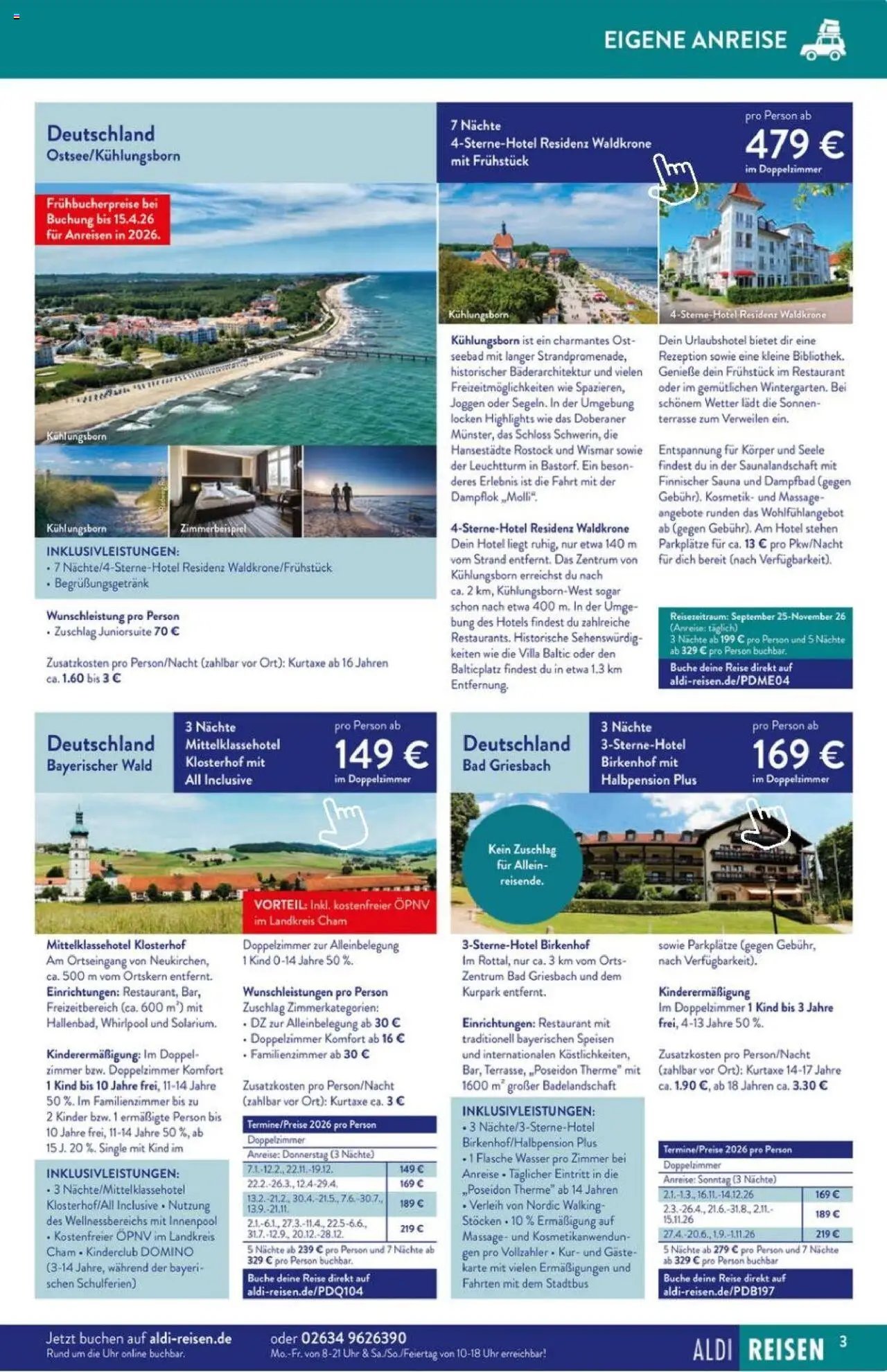 Aldi Reisen prospekt seit 01.09.2025 Prospekt (2025-09-01 - 2025-09-30)
