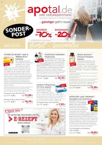 Apotal prospekt seit 01.10.2025 Prospekt Sonderpost (2025-10-01 - 2025-11-30)