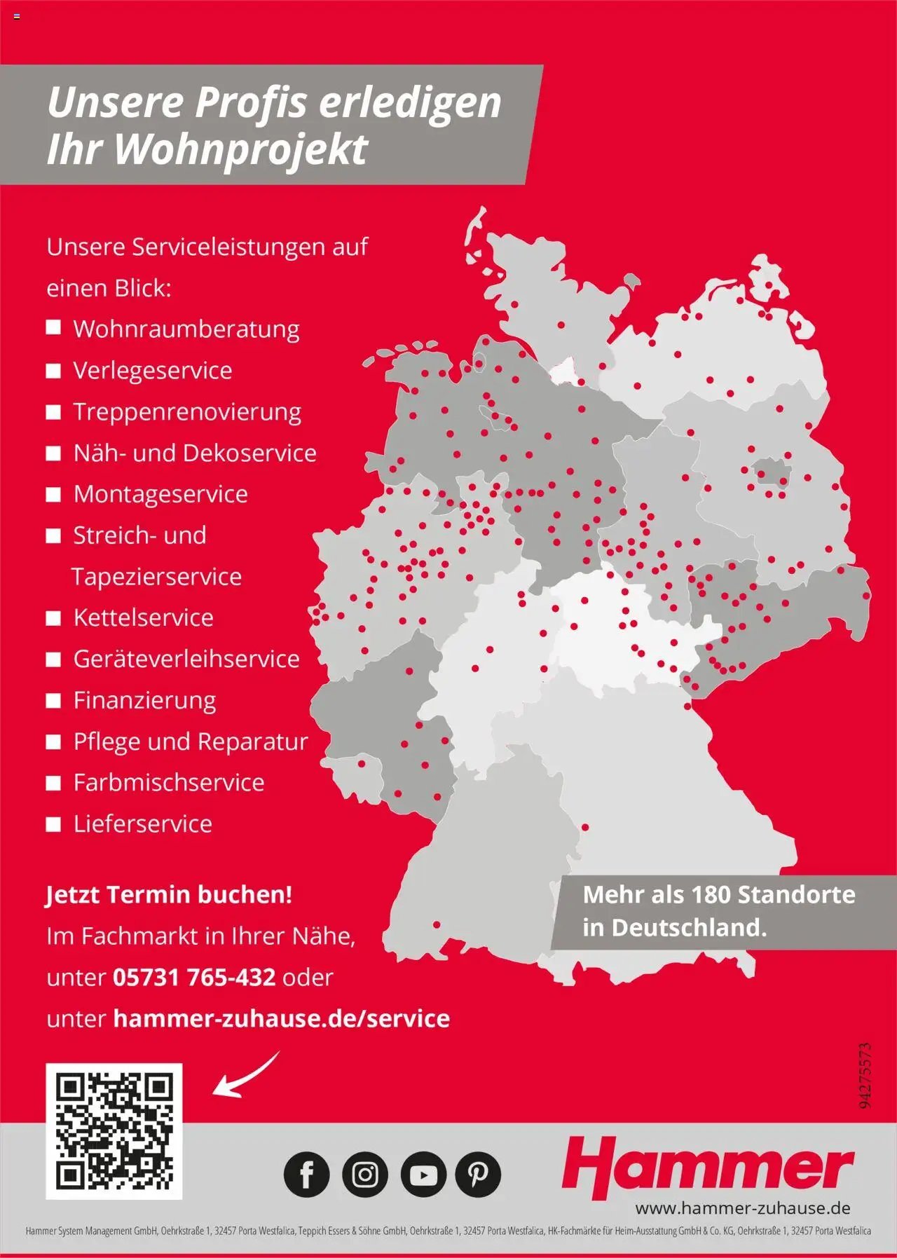Hammer Zuhause prospekt seit 06.10.2025 Service Kompetenz