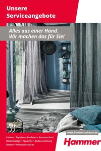 Hammer Zuhause prospekt seit 06.10.2025 Service Kompetenz