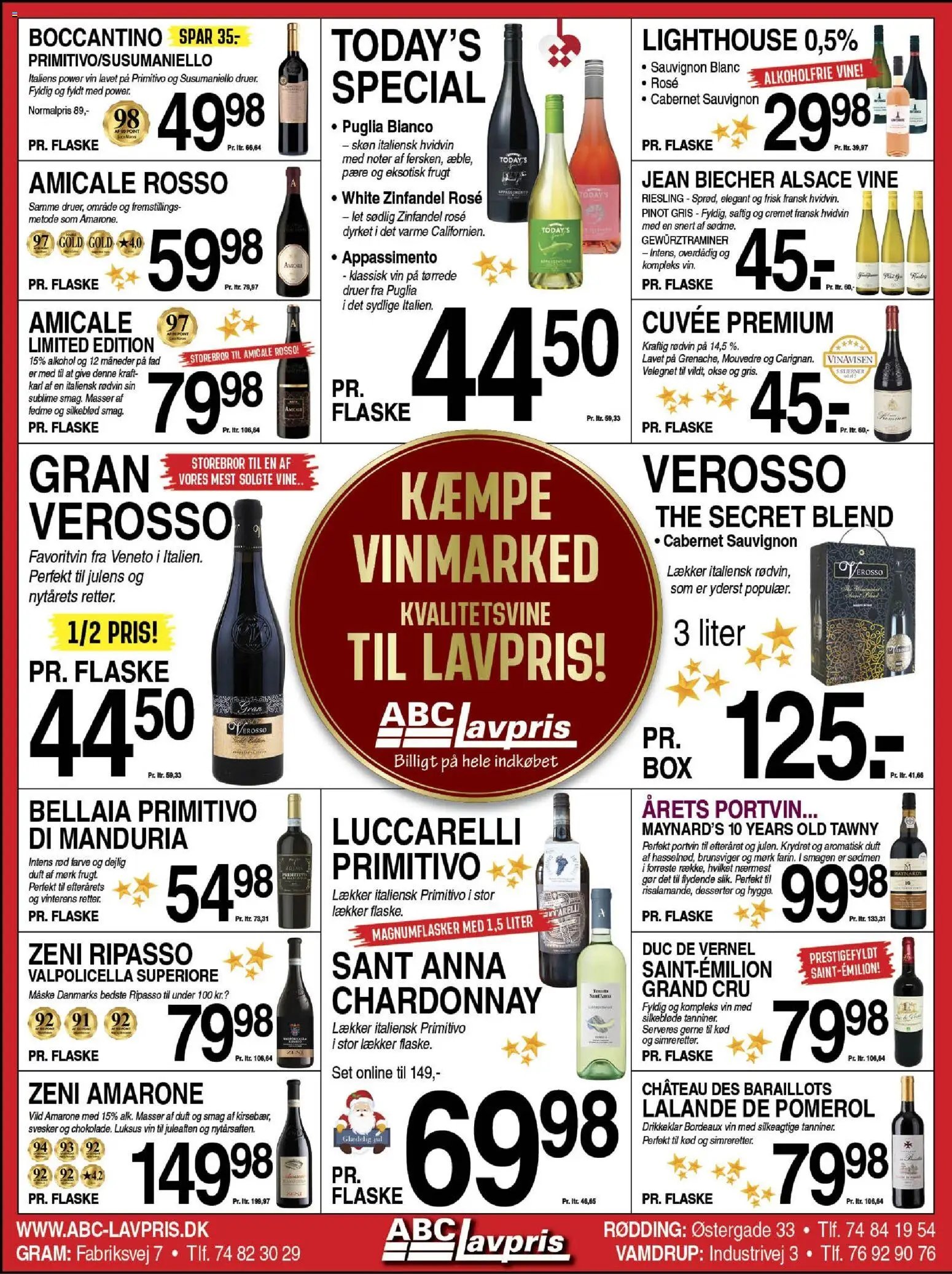 Abc Lavpris tilbudsavis fra 10/12/2025 Gram
