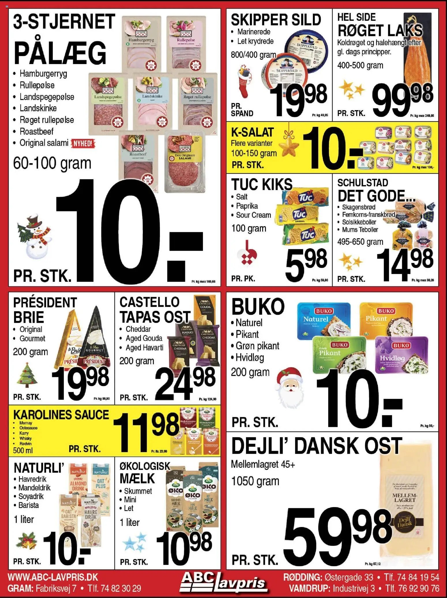 Abc Lavpris tilbudsavis fra 10/12/2025 Gram