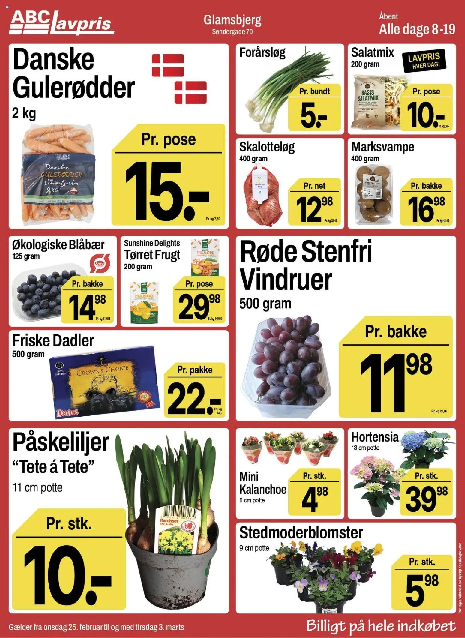 Abc Lavpris tilbudsavis fra 25/02/2026 Glamsbjerg